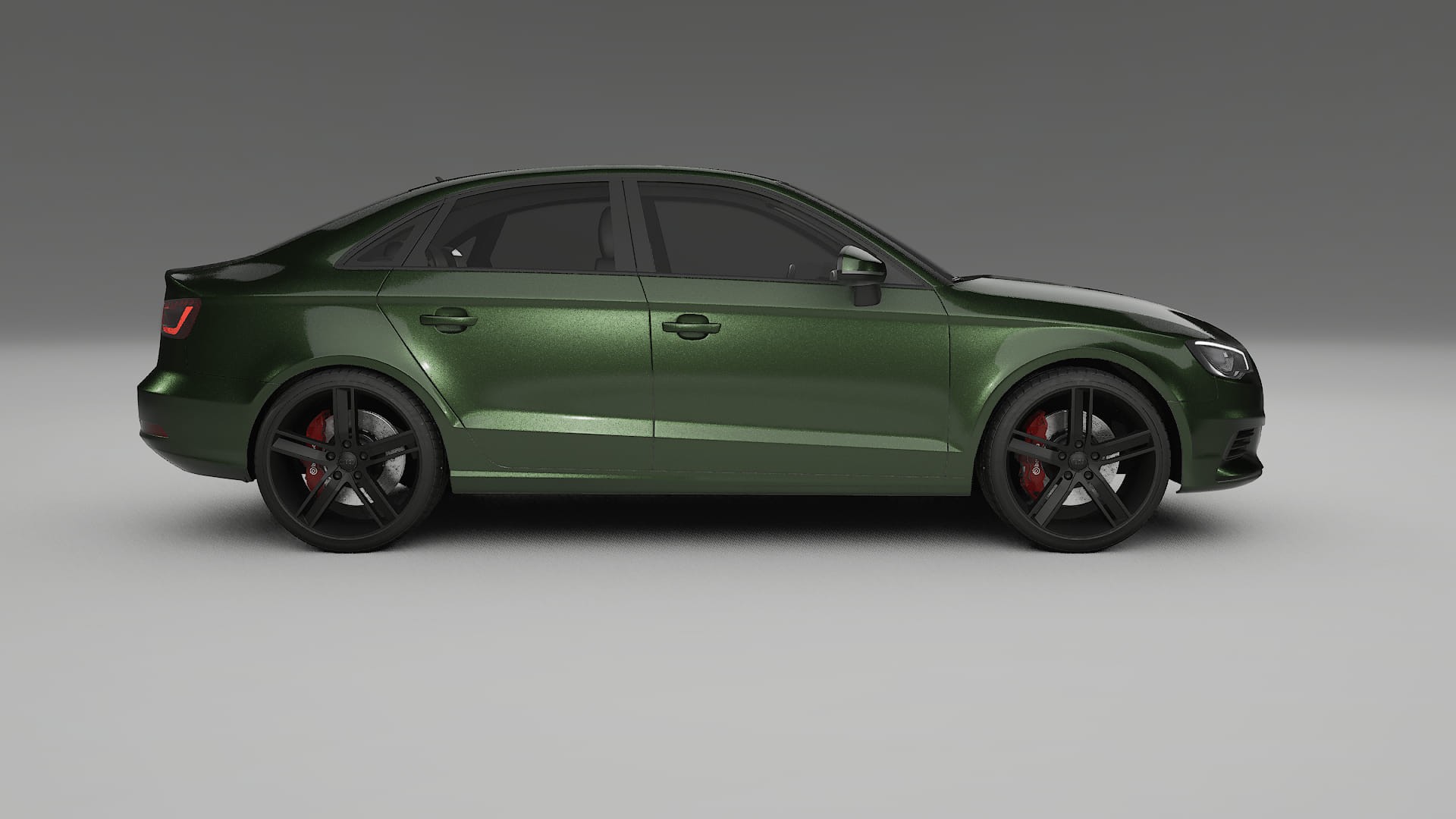 Audi A3 8V sedan prefacelift pre LCI TPU Lackschutzfolie | LAGOON Farbwechsel PPF – Komplett-Vorgeschnittener Kit
