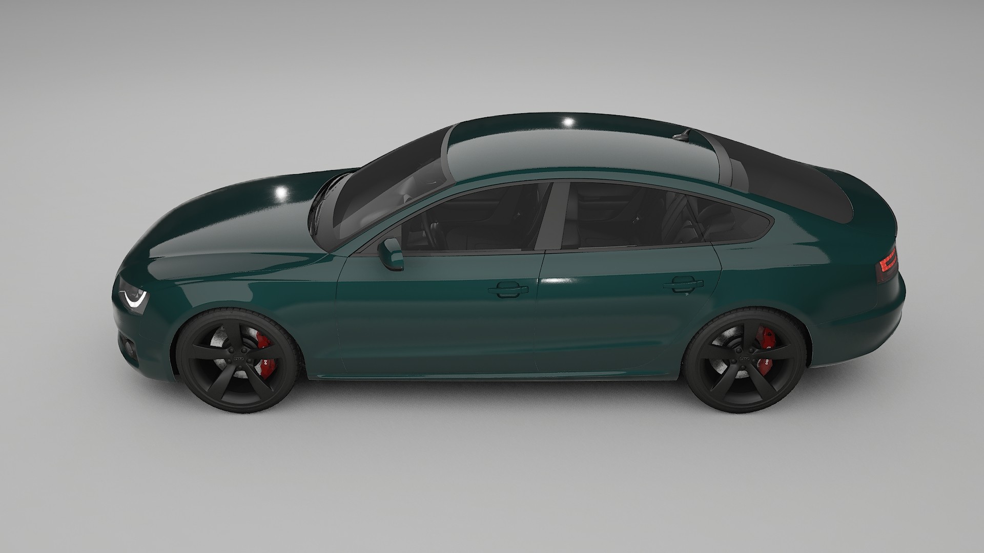 Audi A5 8T Sportback prefacelift pre LCI TPU Lackschutzfolie | INFERNO Farbwechsel PPF – Komplett-Vorgeschnittener Kit