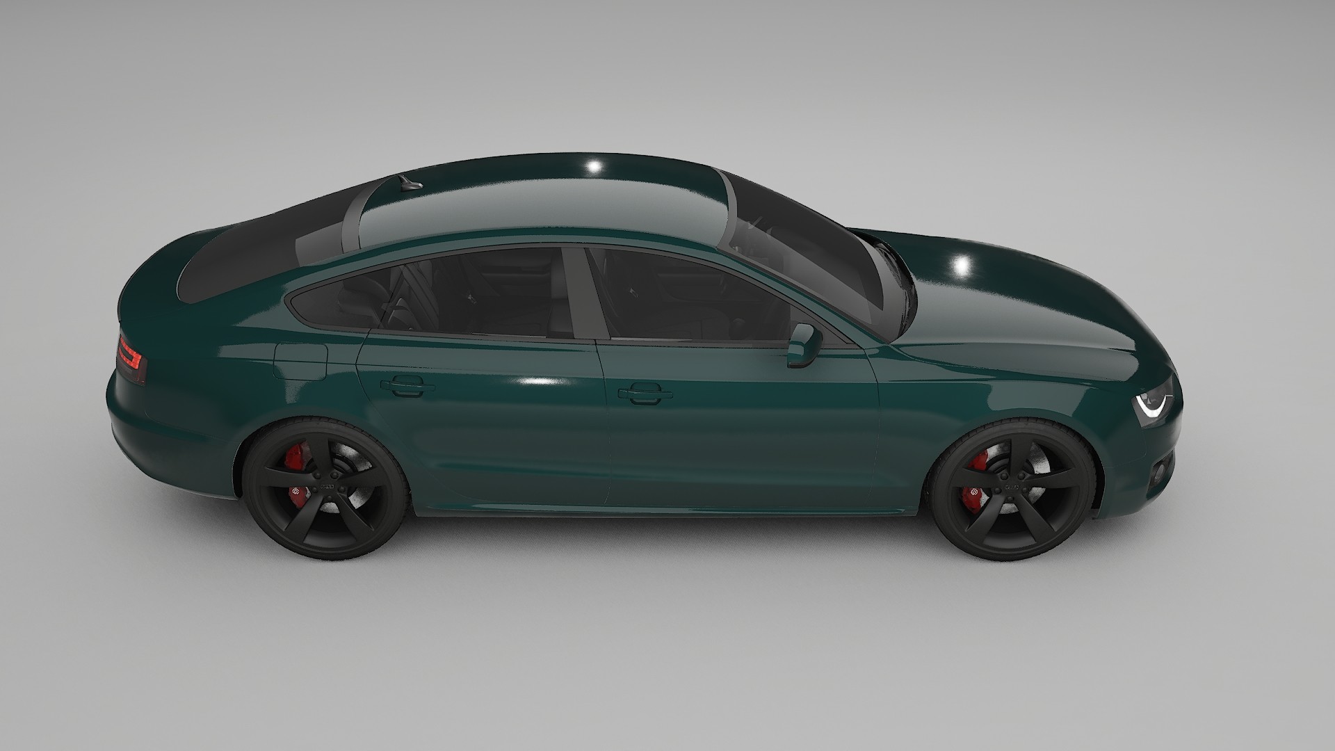 Audi A5 8T Sportback prefacelift pre LCI TPU Lackschutzfolie | INFERNO Farbwechsel PPF – Komplett-Vorgeschnittener Kit