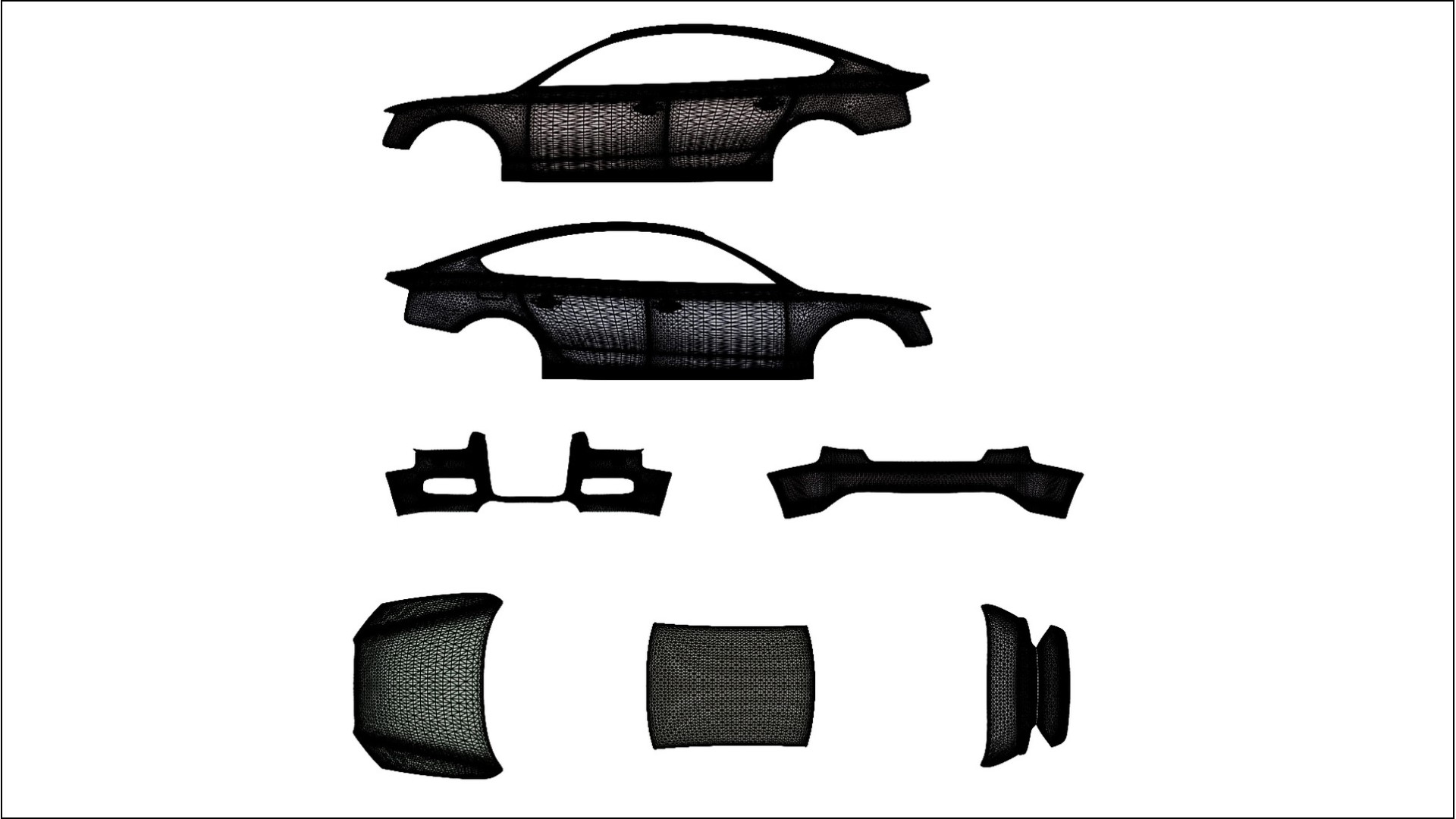 Audi A5 8T Sportback prefacelift pre LCI TPU Lackschutzfolie | SLATE Farbwechsel PPF – Komplett-Vorgeschnittener Kit