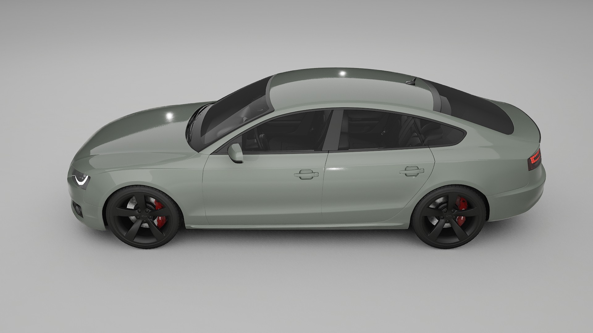 Audi A5 8T Sportback prefacelift pre LCI TPU Lackschutzfolie | SLATE Farbwechsel PPF – Komplett-Vorgeschnittener Kit