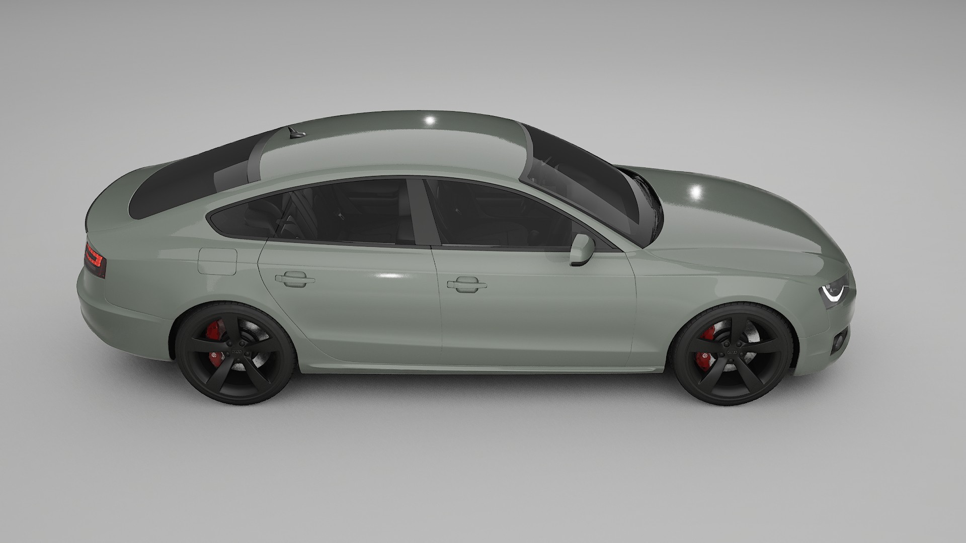 Audi A5 8T Sportback prefacelift pre LCI TPU Lackschutzfolie | SLATE Farbwechsel PPF – Komplett-Vorgeschnittener Kit