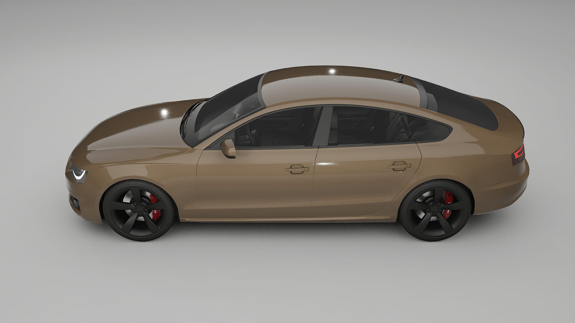 Audi A5 8T Sportback prefacelift pre LCI TPU Lackschutzfolie | SAHARA Farbwechsel PPF – Komplett-Vorgeschnittener Kit