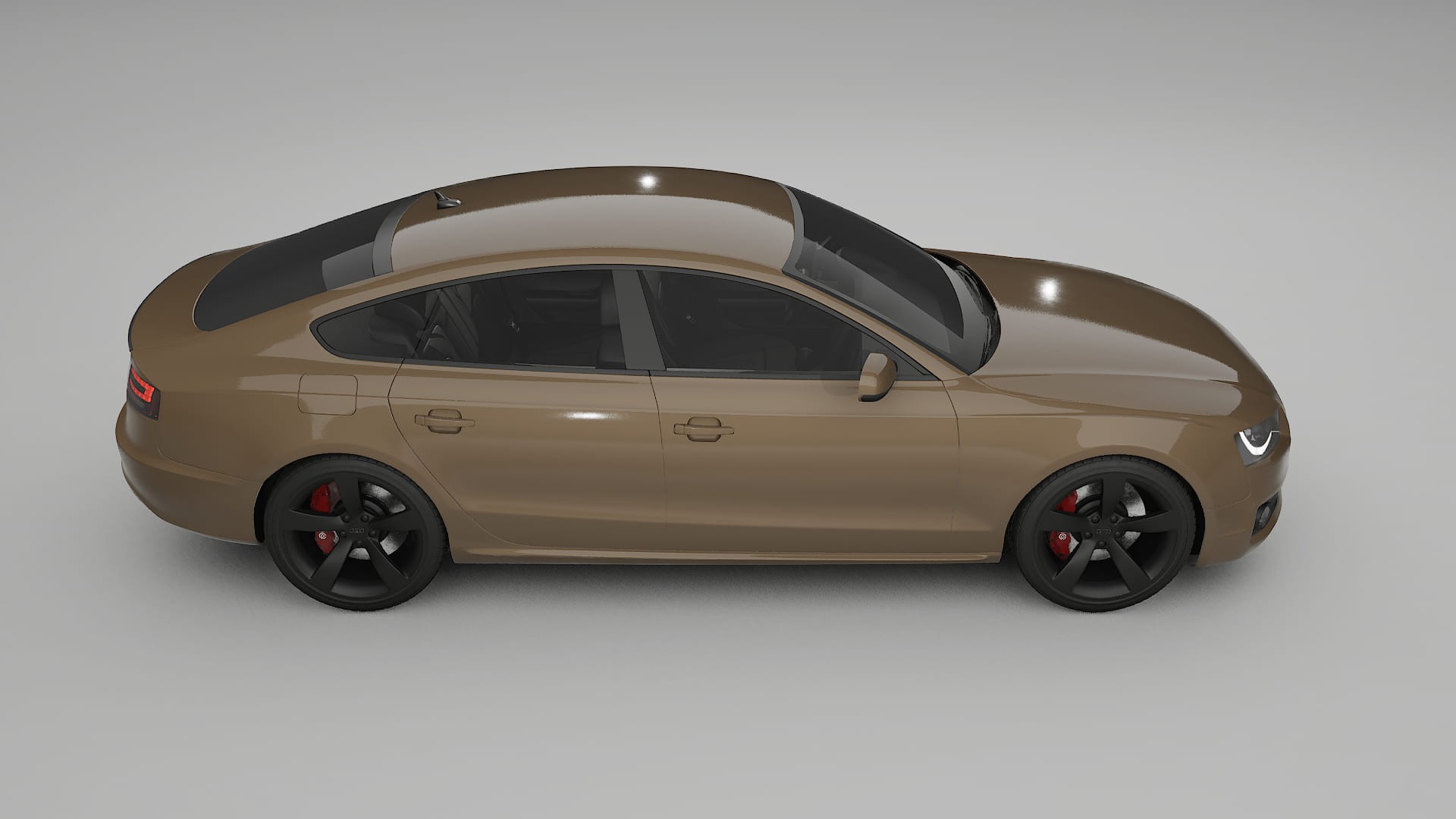 Audi A5 8T Sportback prefacelift pre LCI TPU Lackschutzfolie | SAHARA Farbwechsel PPF – Komplett-Vorgeschnittener Kit