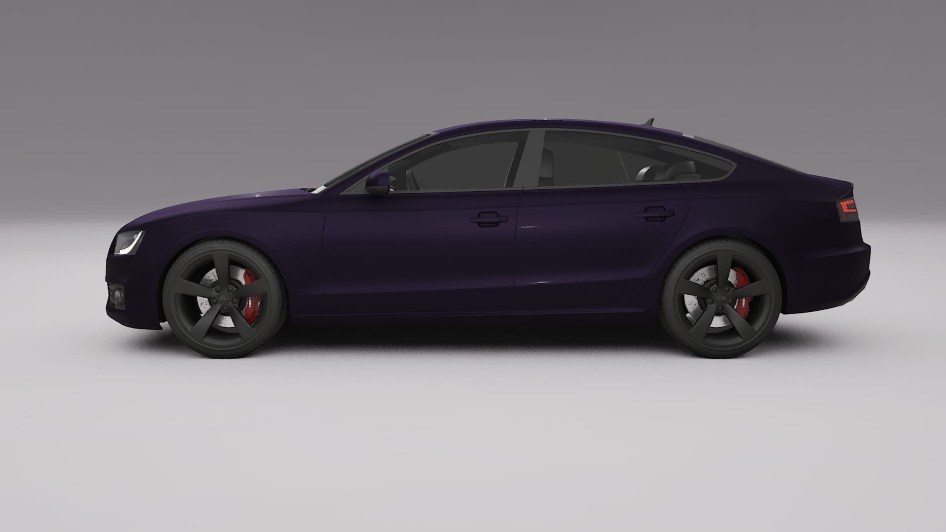 Audi A5 8T Sportback prefacelift pre LCI TPU Lackschutzfolie | VIOLET Farbwechsel PPF – Komplett-Vorgeschnittener Kit
