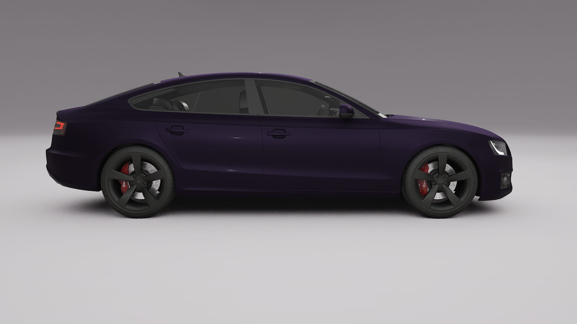 Audi A5 8T Sportback prefacelift pre LCI TPU Lackschutzfolie | VIOLET Farbwechsel PPF – Komplett-Vorgeschnittener Kit