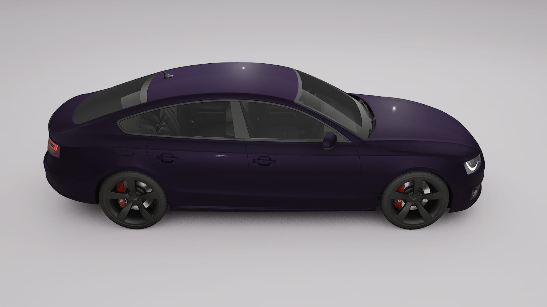 Audi A5 8T Sportback prefacelift pre LCI TPU Lackschutzfolie | VIOLET Farbwechsel PPF – Komplett-Vorgeschnittener Kit