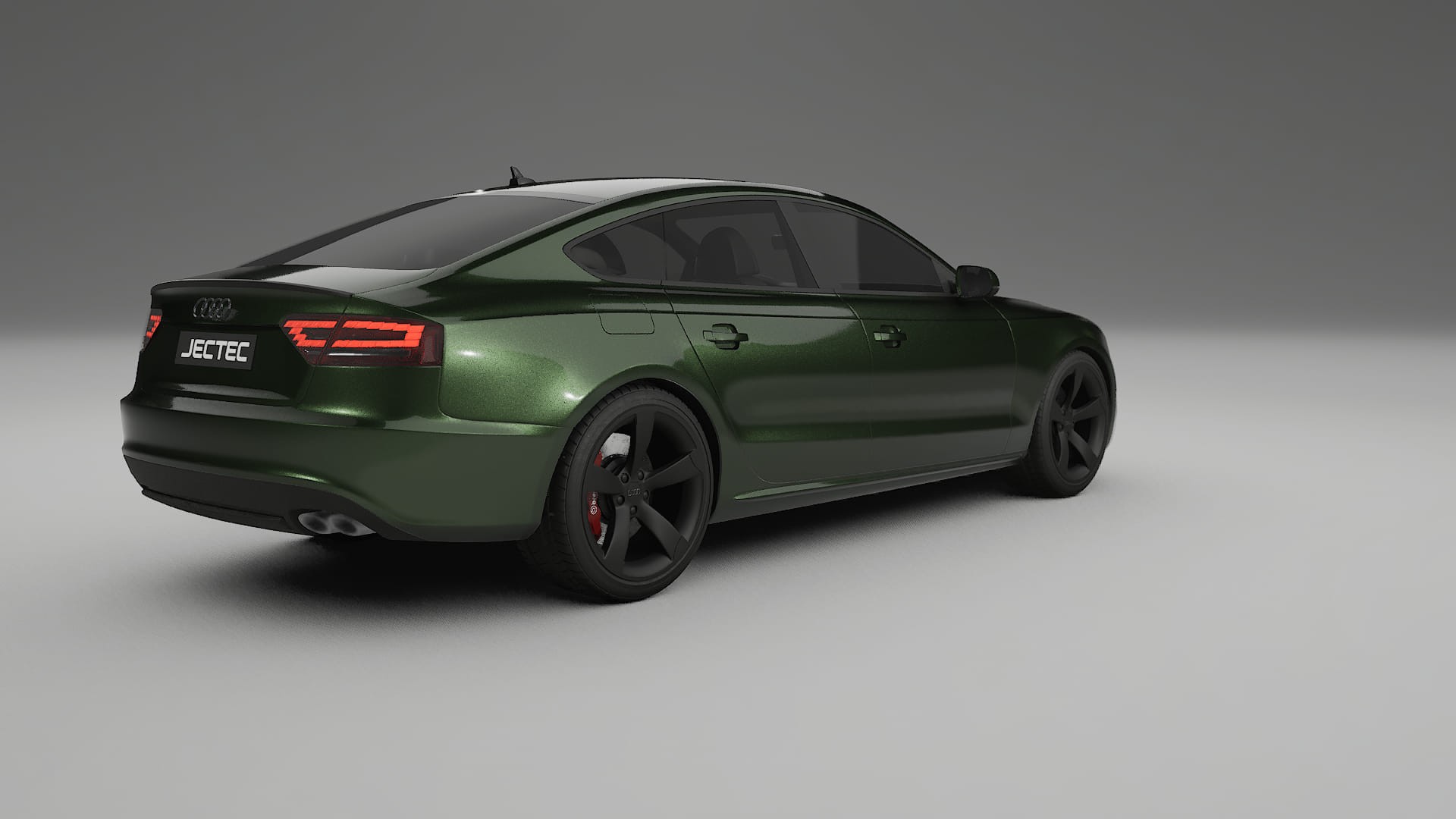 Audi A5 8T Sportback prefacelift pre LCI TPU Lackschutzfolie | LAGOON Farbwechsel PPF – Komplett-Vorgeschnittener Kit
