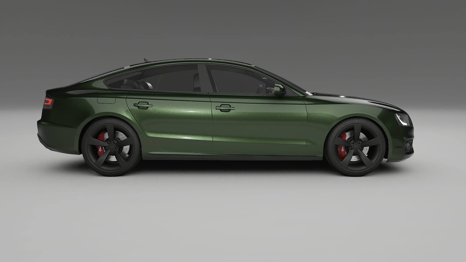 Audi A5 8T Sportback prefacelift pre LCI TPU Lackschutzfolie | LAGOON Farbwechsel PPF – Komplett-Vorgeschnittener Kit