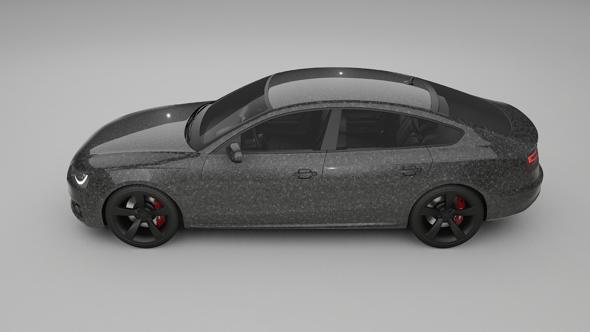 Audi A5 8T Sportback prefacelift pre LCI TPU Lackschutzfolie | FORGED S Farbwechsel PPF – Komplett-Vorgeschnittener Kit