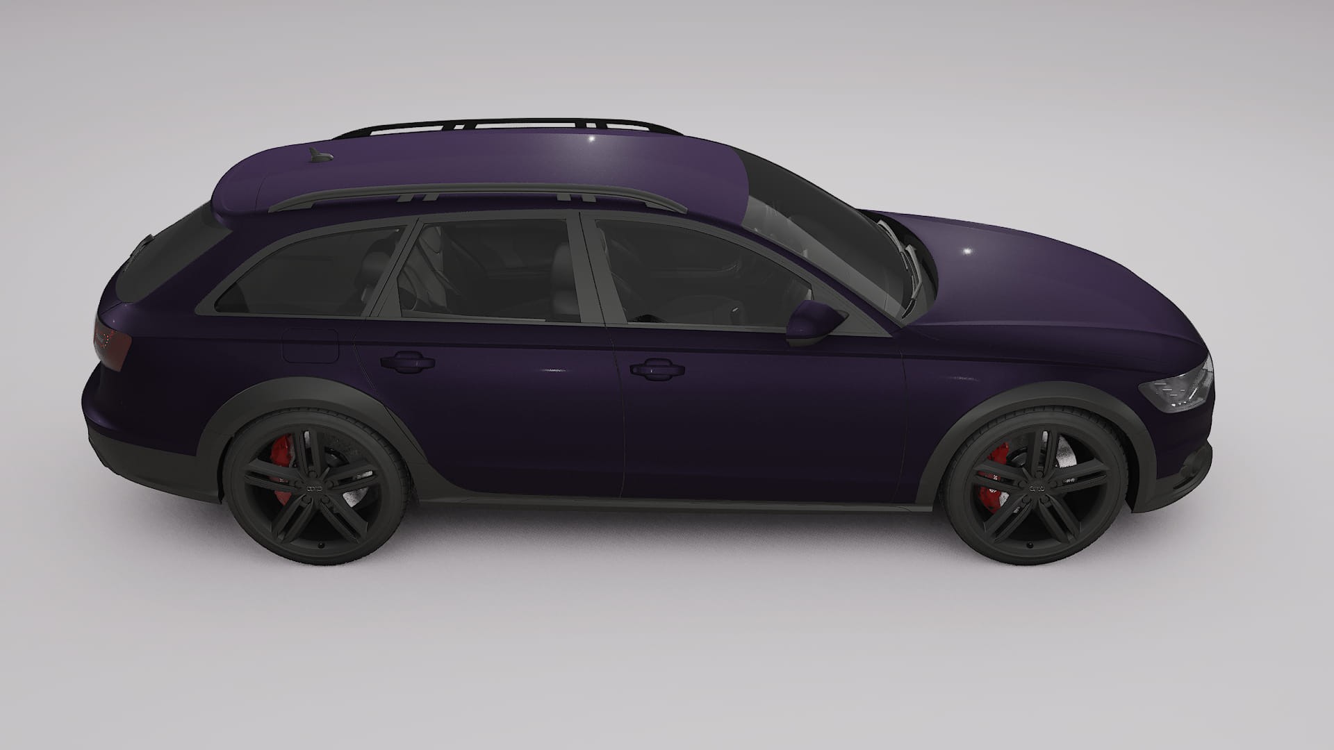 Audi A6 Allroad C7 prefacelift pre LCI TPU Lackschutzfolie | VIOLET Farbwechsel PPF – Komplett-Vorgeschnittener Kit