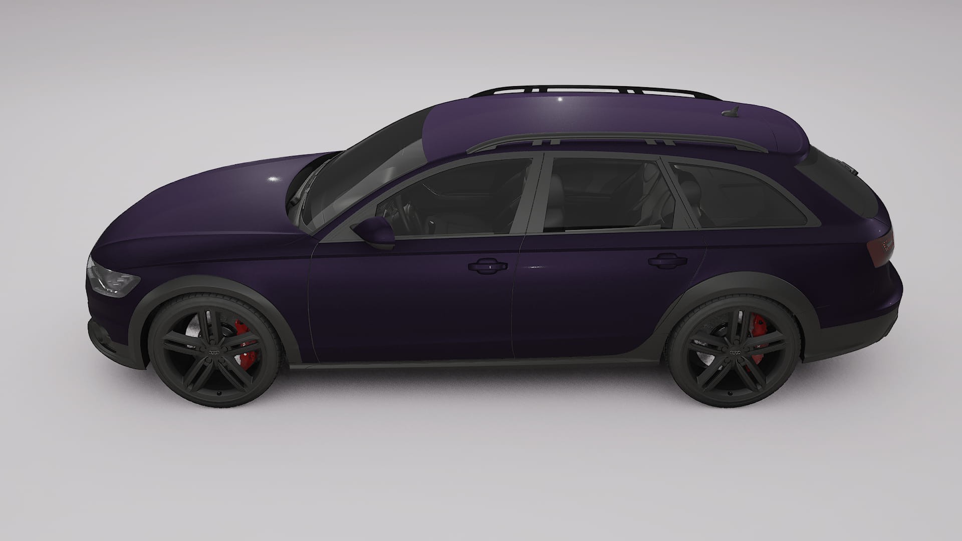 Audi A6 Allroad C7 prefacelift pre LCI TPU Lackschutzfolie | VIOLET Farbwechsel PPF – Komplett-Vorgeschnittener Kit