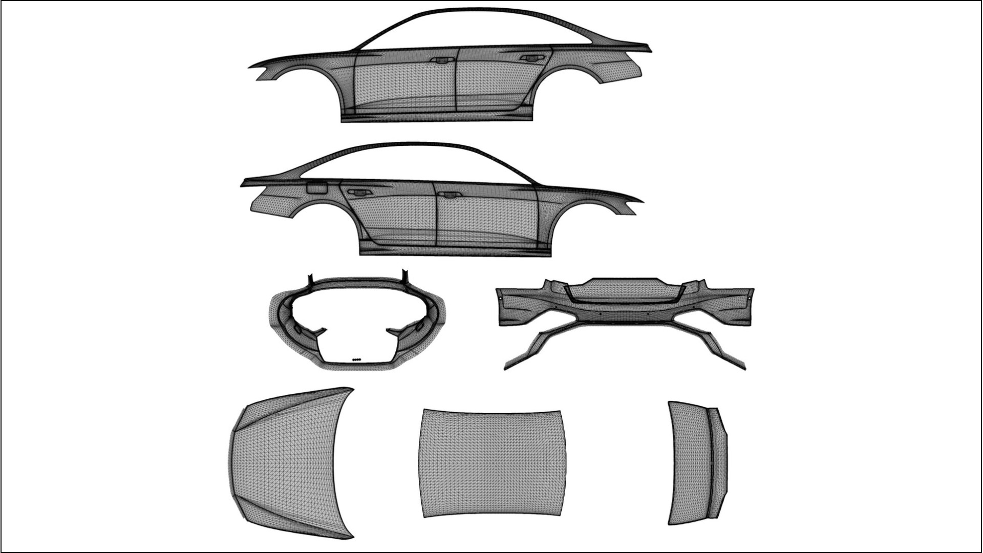 Audi A6 S Line C8 TPU Lackschutzfolie | FROST Farbwechsel PPF – Komplett-Vorgeschnittener Kit