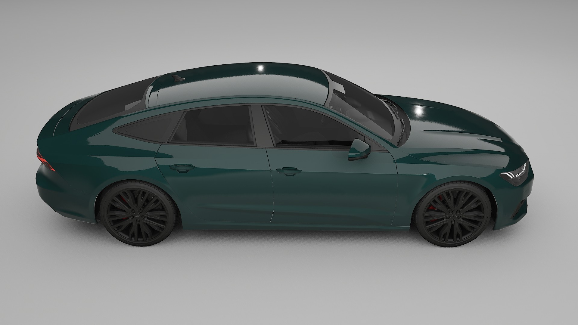 Audi A7 C8 Sportback prefacelift pre LCI TPU Lackschutzfolie | INFERNO Farbwechsel PPF – Komplett-Vorgeschnittener Kit