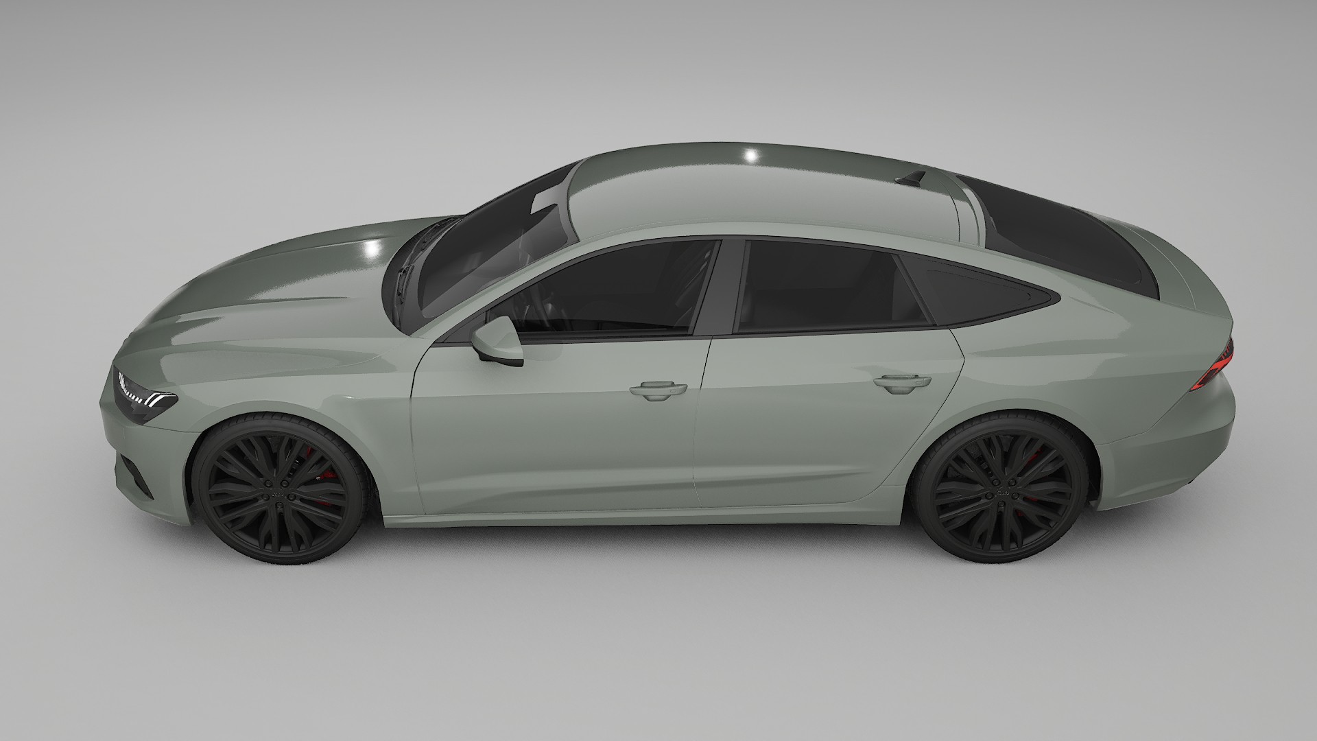 Audi A7 C8 Sportback prefacelift pre LCI TPU Lackschutzfolie | SLATE Farbwechsel PPF – Komplett-Vorgeschnittener Kit