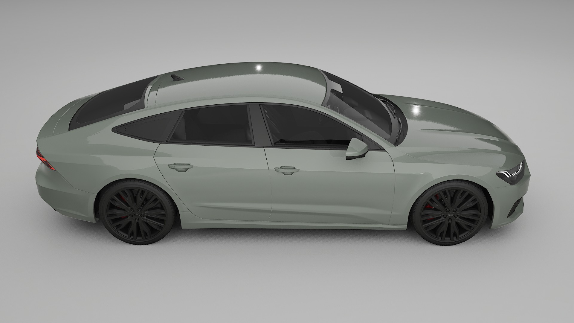 Audi A7 C8 Sportback prefacelift pre LCI TPU Lackschutzfolie | SLATE Farbwechsel PPF – Komplett-Vorgeschnittener Kit