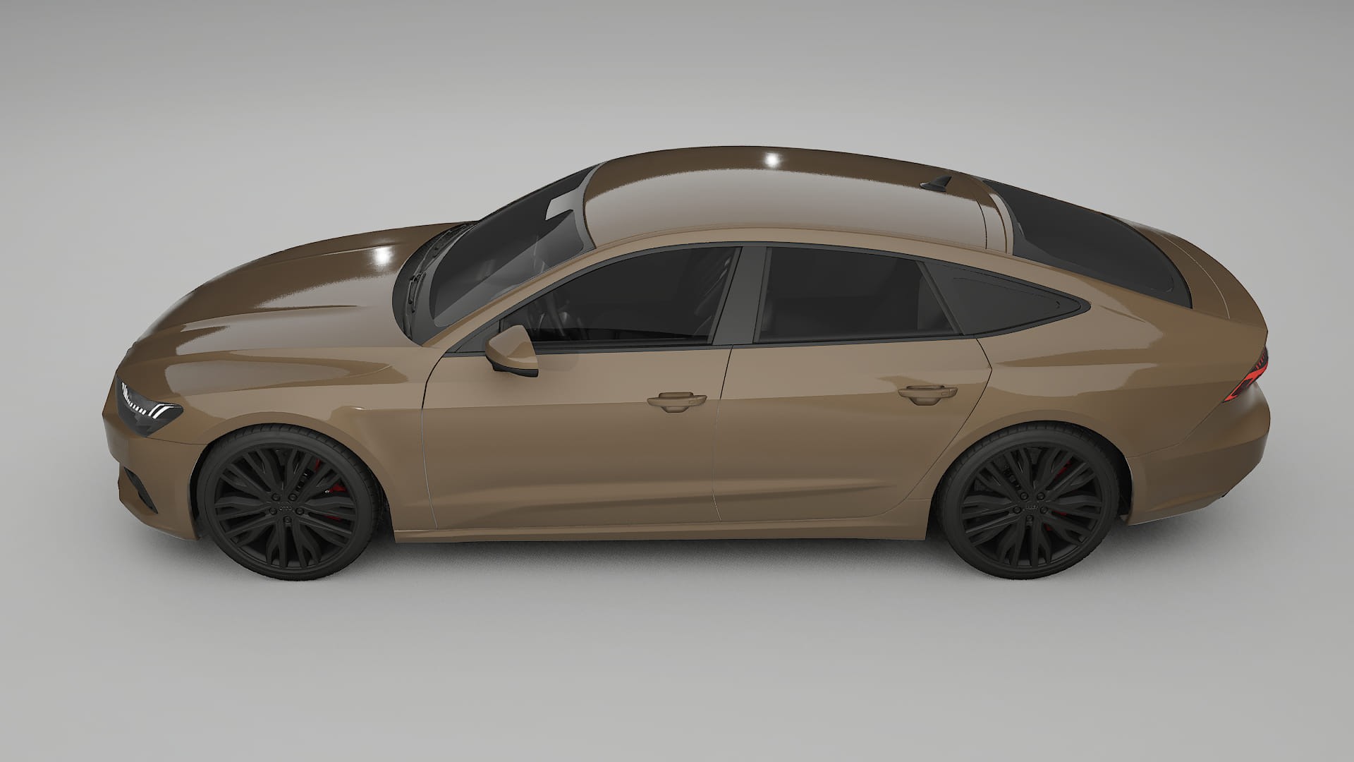Audi A7 C8 Sportback prefacelift pre LCI TPU Lackschutzfolie | SAHARA Farbwechsel PPF – Komplett-Vorgeschnittener Kit