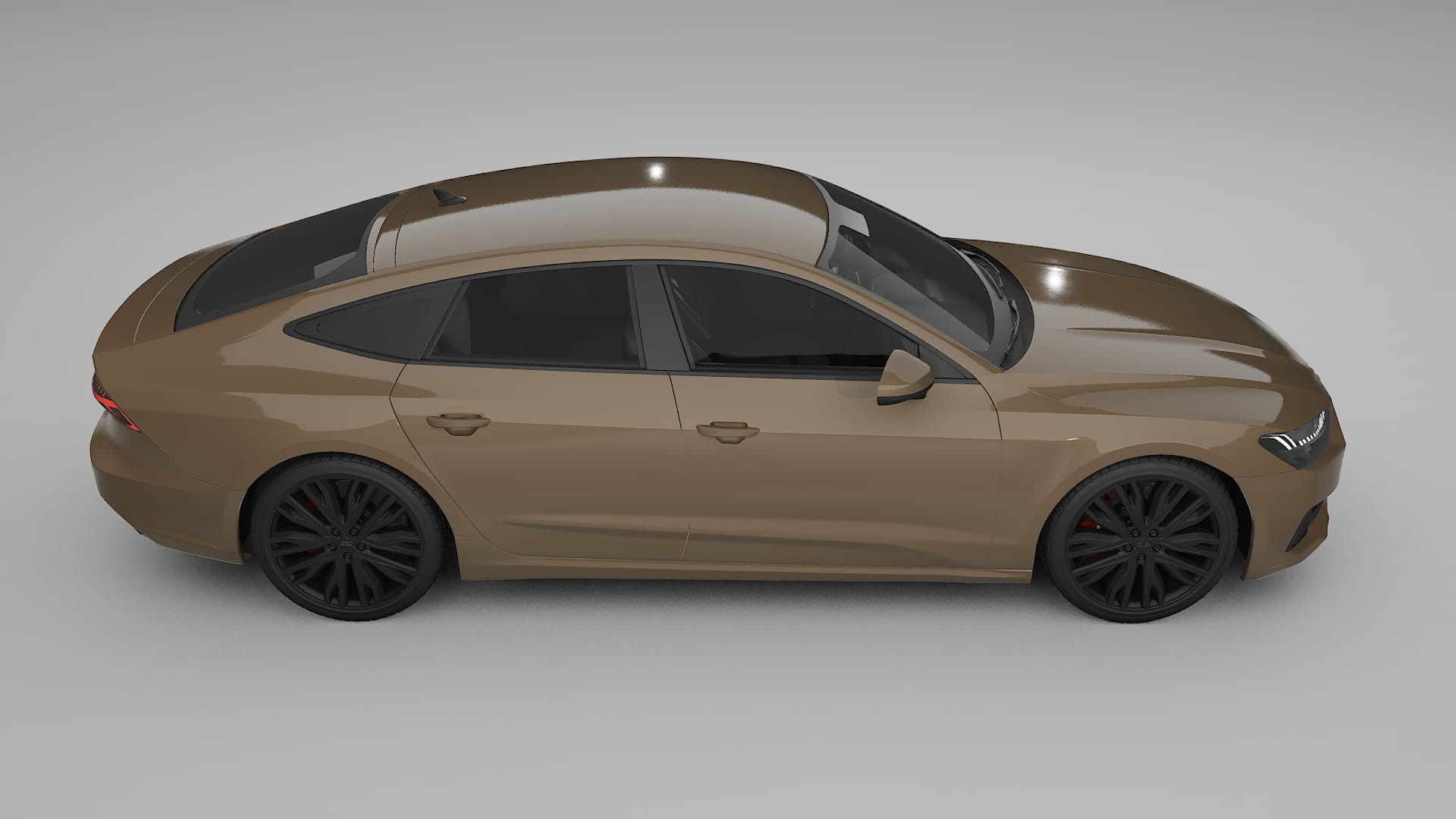 Audi A7 C8 Sportback prefacelift pre LCI TPU Lackschutzfolie | SAHARA Farbwechsel PPF – Komplett-Vorgeschnittener Kit