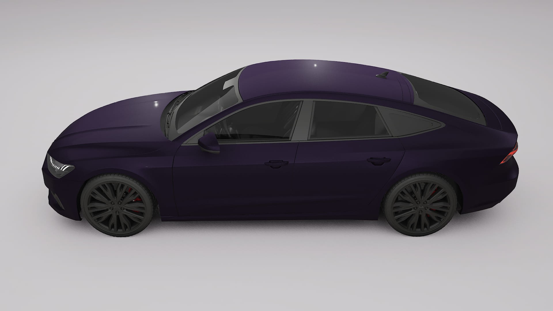 Audi A7 C8 Sportback prefacelift pre LCI TPU Lackschutzfolie | VIOLET Farbwechsel PPF – Komplett-Vorgeschnittener Kit