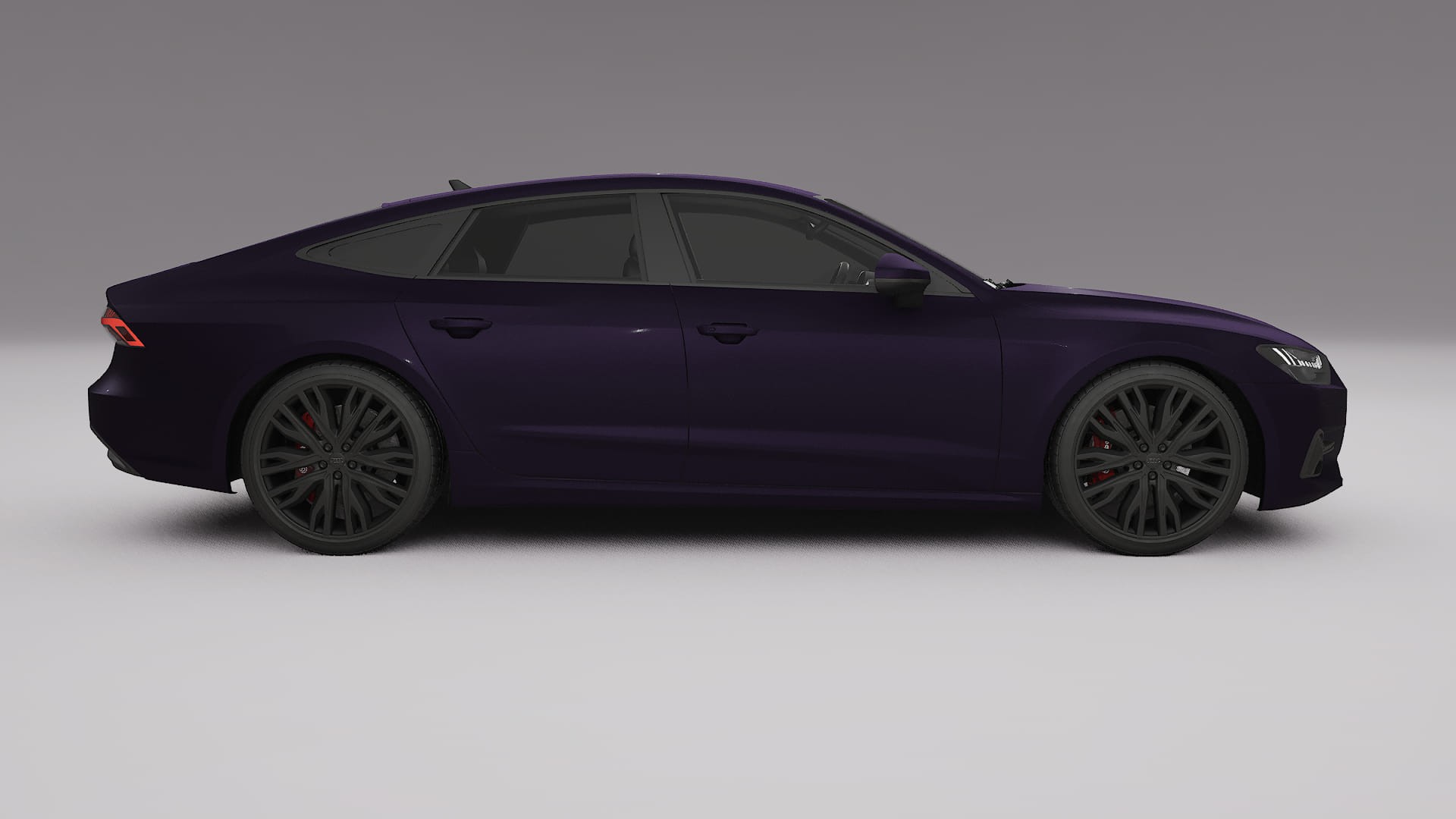 Audi A7 C8 Sportback prefacelift pre LCI TPU Lackschutzfolie | VIOLET Farbwechsel PPF – Komplett-Vorgeschnittener Kit