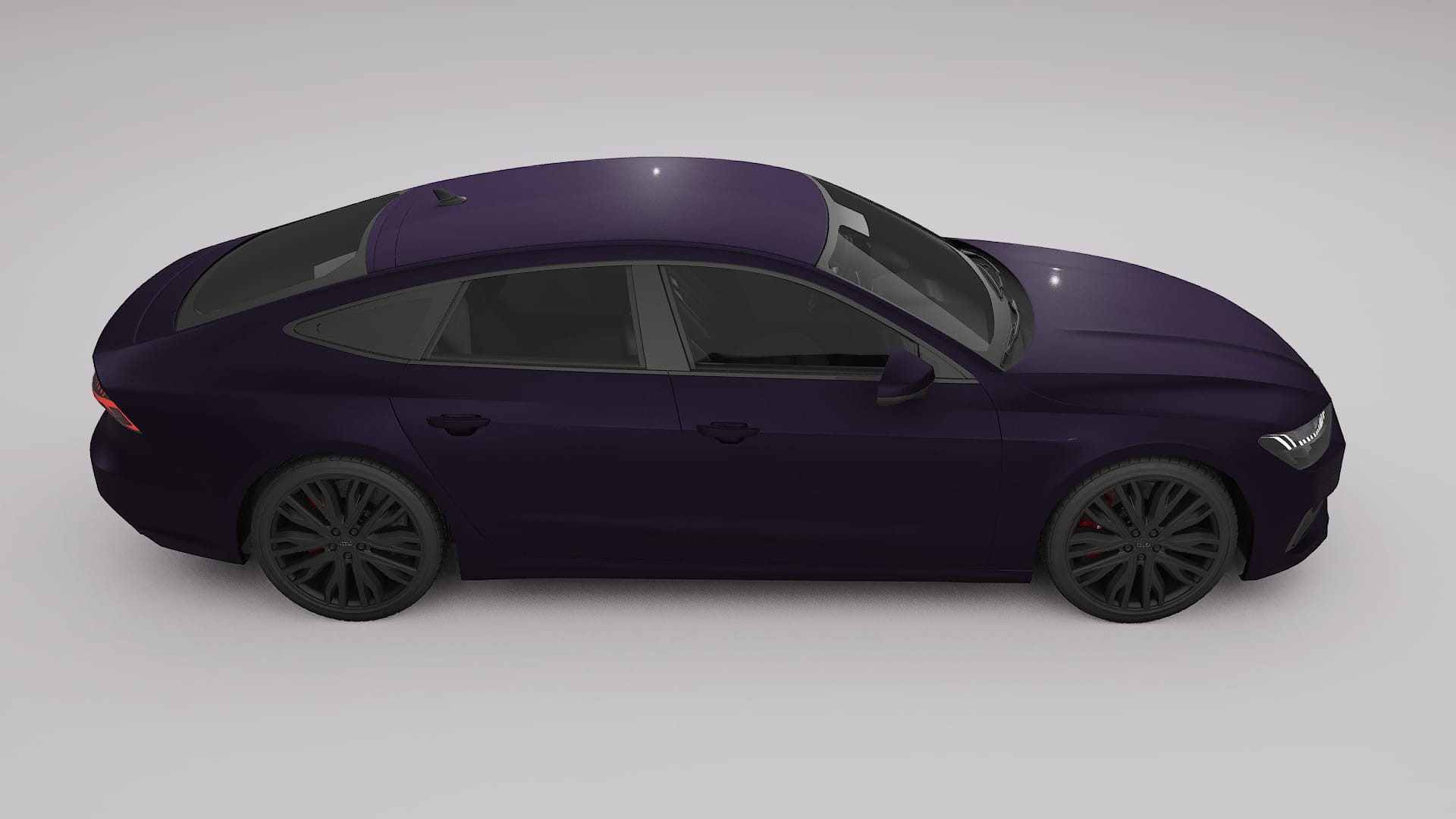 Audi A7 C8 Sportback prefacelift pre LCI TPU Lackschutzfolie | VIOLET Farbwechsel PPF – Komplett-Vorgeschnittener Kit