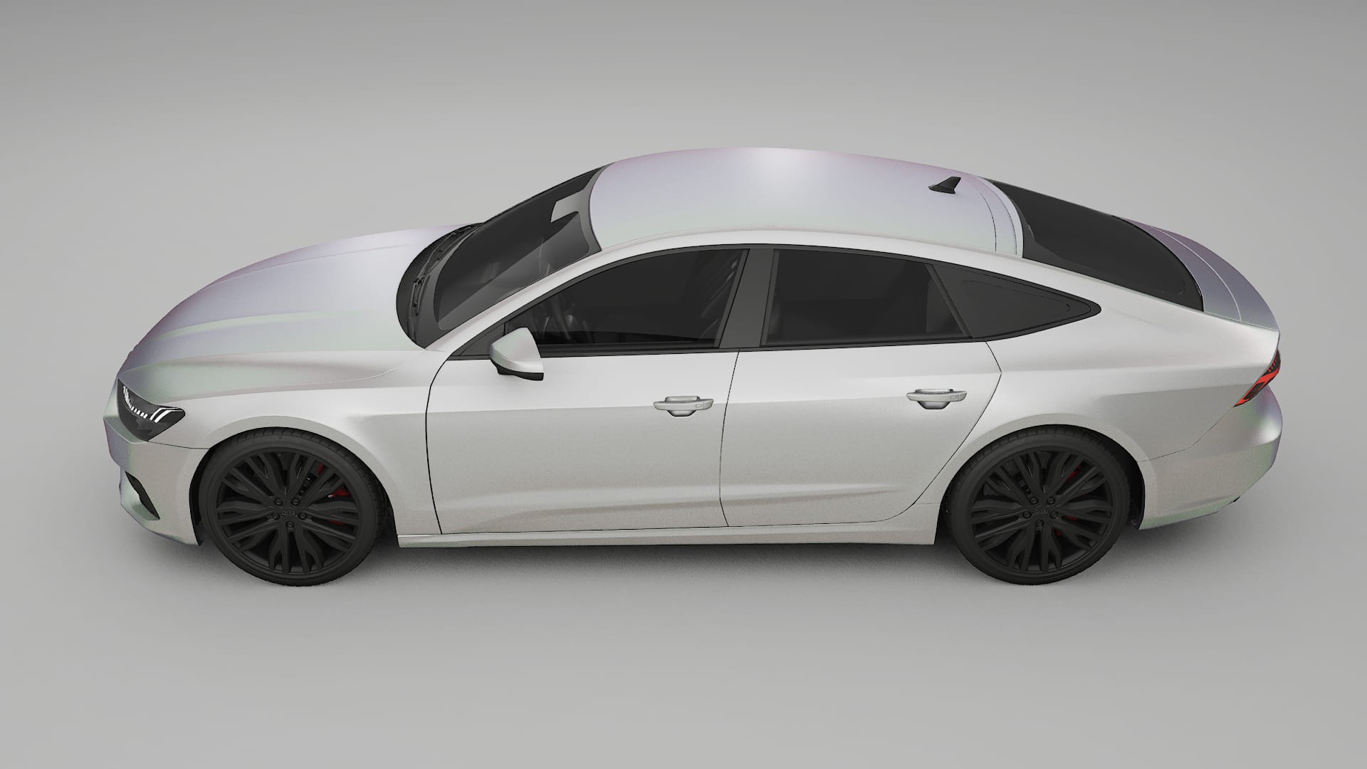Audi A7 C8 Sportback prefacelift pre LCI TPU Lackschutzfolie | NEBULA Farbwechsel PPF – Komplett-Vorgeschnittener Kit