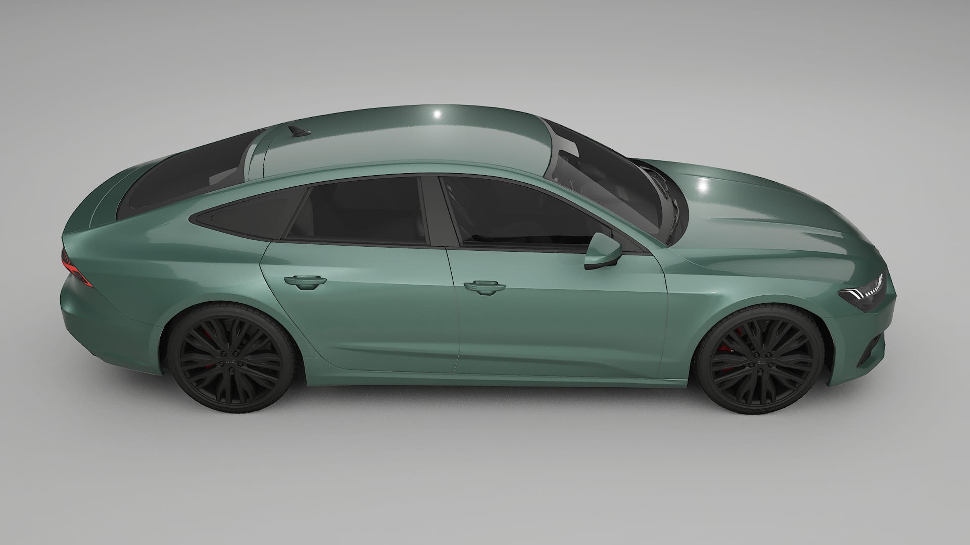 Audi A7 C8 Sportback prefacelift pre LCI TPU Lackschutzfolie | EVERGREEN Farbwechsel PPF – Komplett-Vorgeschnittener Kit