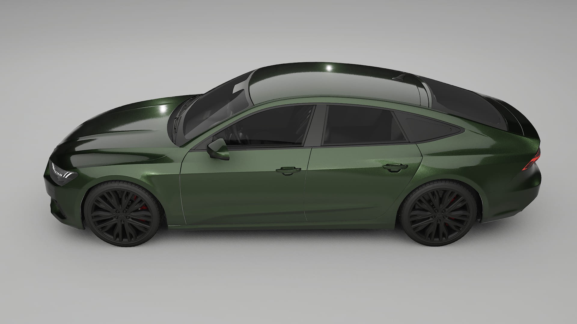 Audi A7 C8 Sportback prefacelift pre LCI TPU Lackschutzfolie | LAGOON Farbwechsel PPF – Komplett-Vorgeschnittener Kit