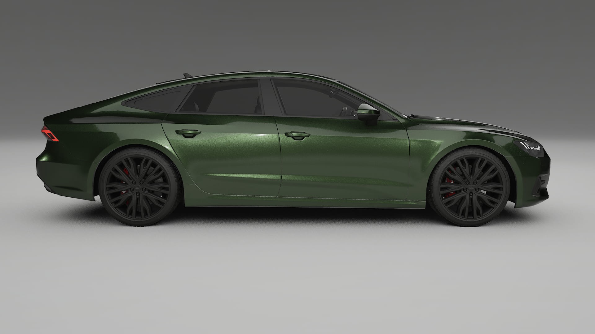 Audi A7 C8 Sportback prefacelift pre LCI TPU Lackschutzfolie | LAGOON Farbwechsel PPF – Komplett-Vorgeschnittener Kit