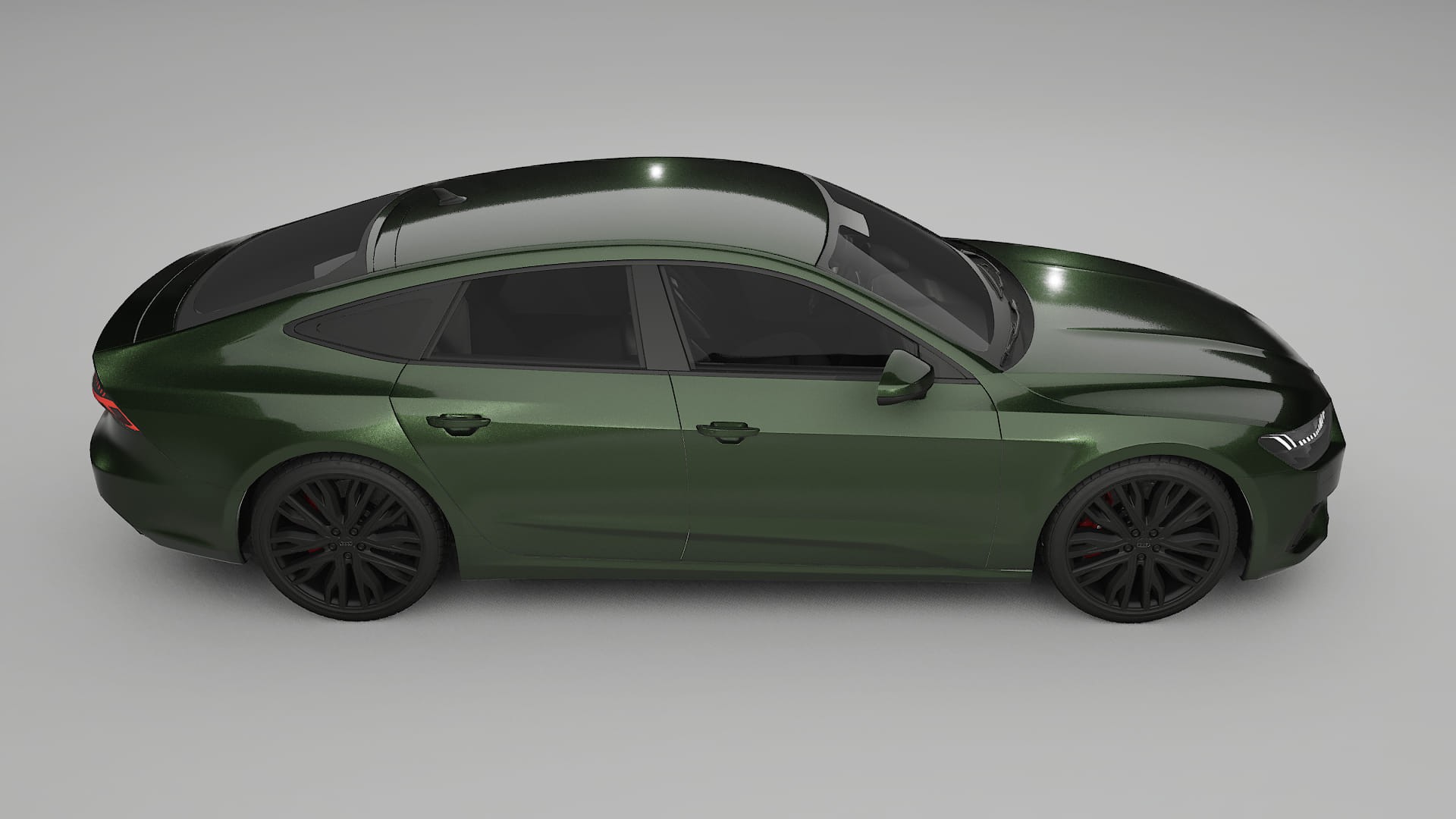 Audi A7 C8 Sportback prefacelift pre LCI TPU Lackschutzfolie | LAGOON Farbwechsel PPF – Komplett-Vorgeschnittener Kit