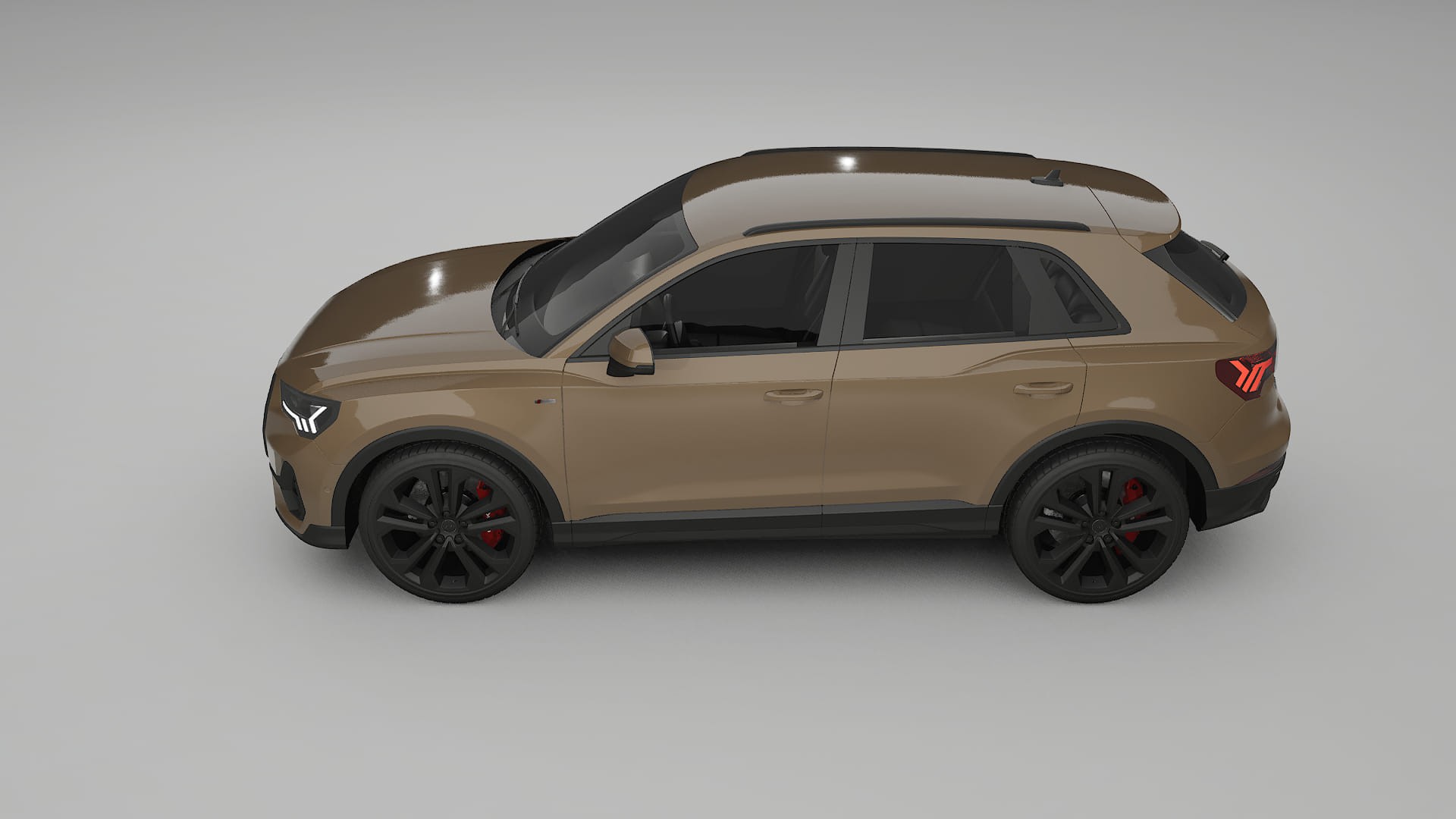 Audi Q3 S Line F3 TPU Lackschutzfolie | SAHARA Farbwechsel PPF – Komplett-Vorgeschnittener Kit