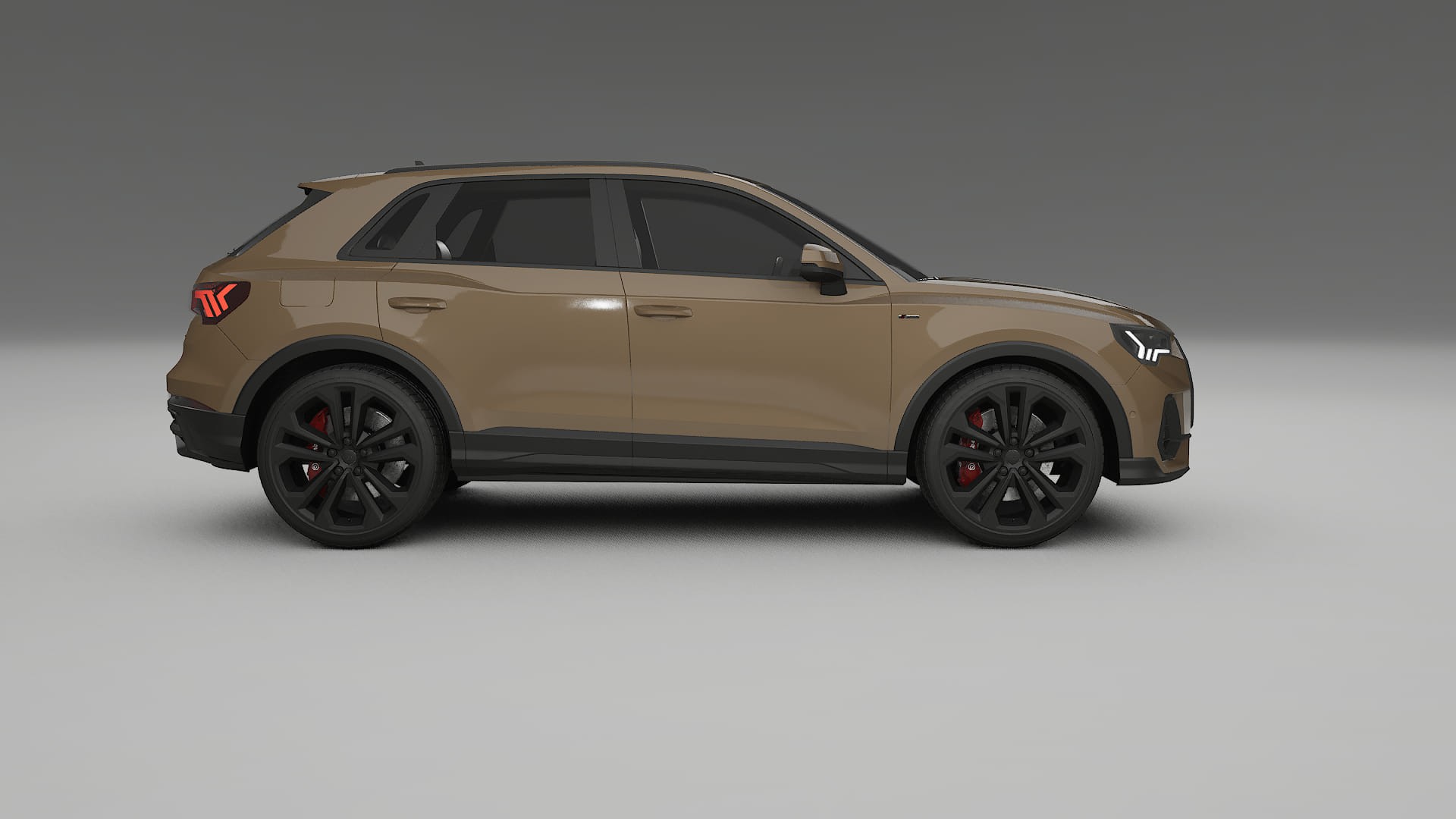 Audi Q3 S Line F3 TPU Lackschutzfolie | SAHARA Farbwechsel PPF – Komplett-Vorgeschnittener Kit