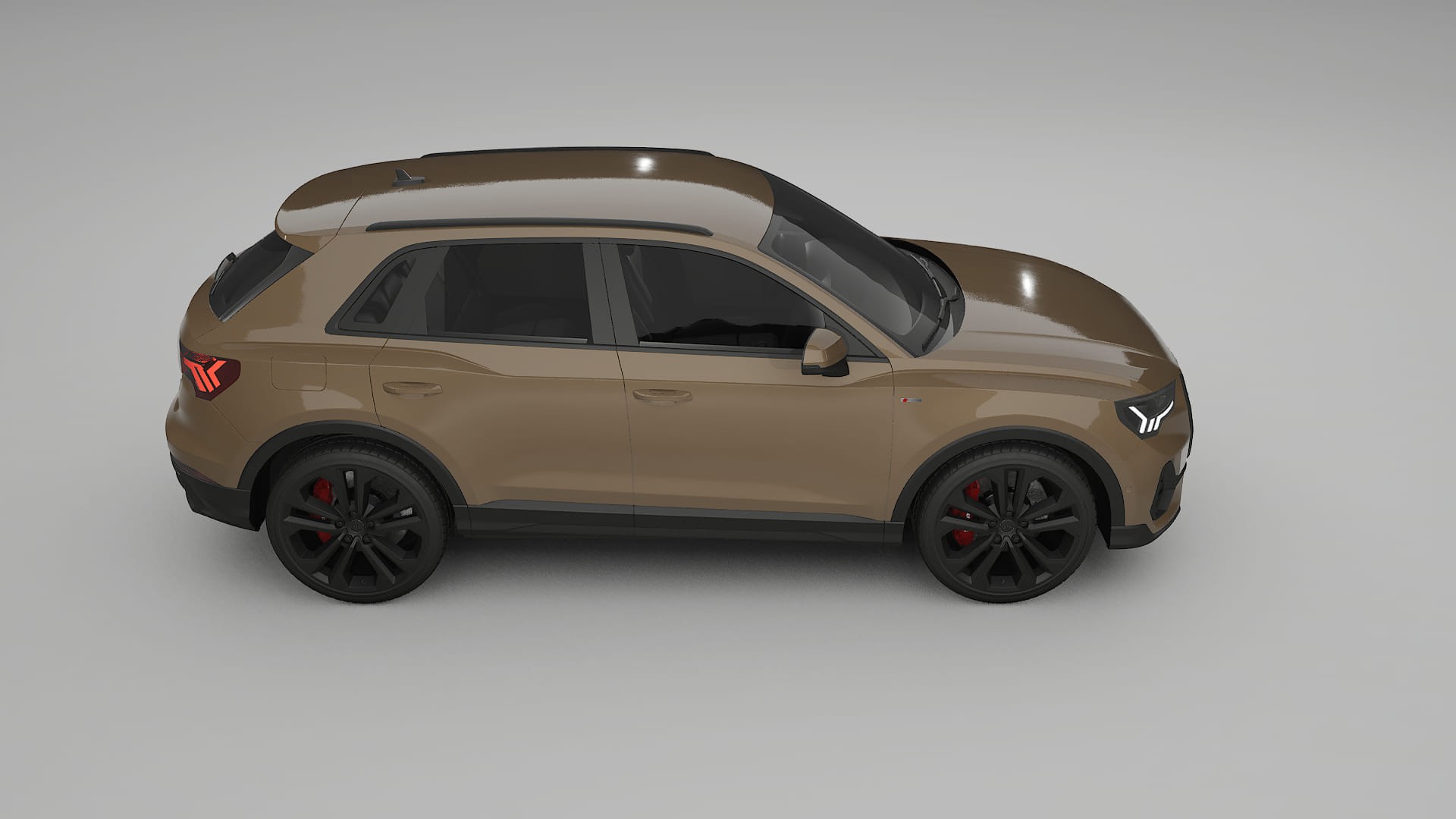 Audi Q3 S Line F3 TPU Lackschutzfolie | SAHARA Farbwechsel PPF – Komplett-Vorgeschnittener Kit