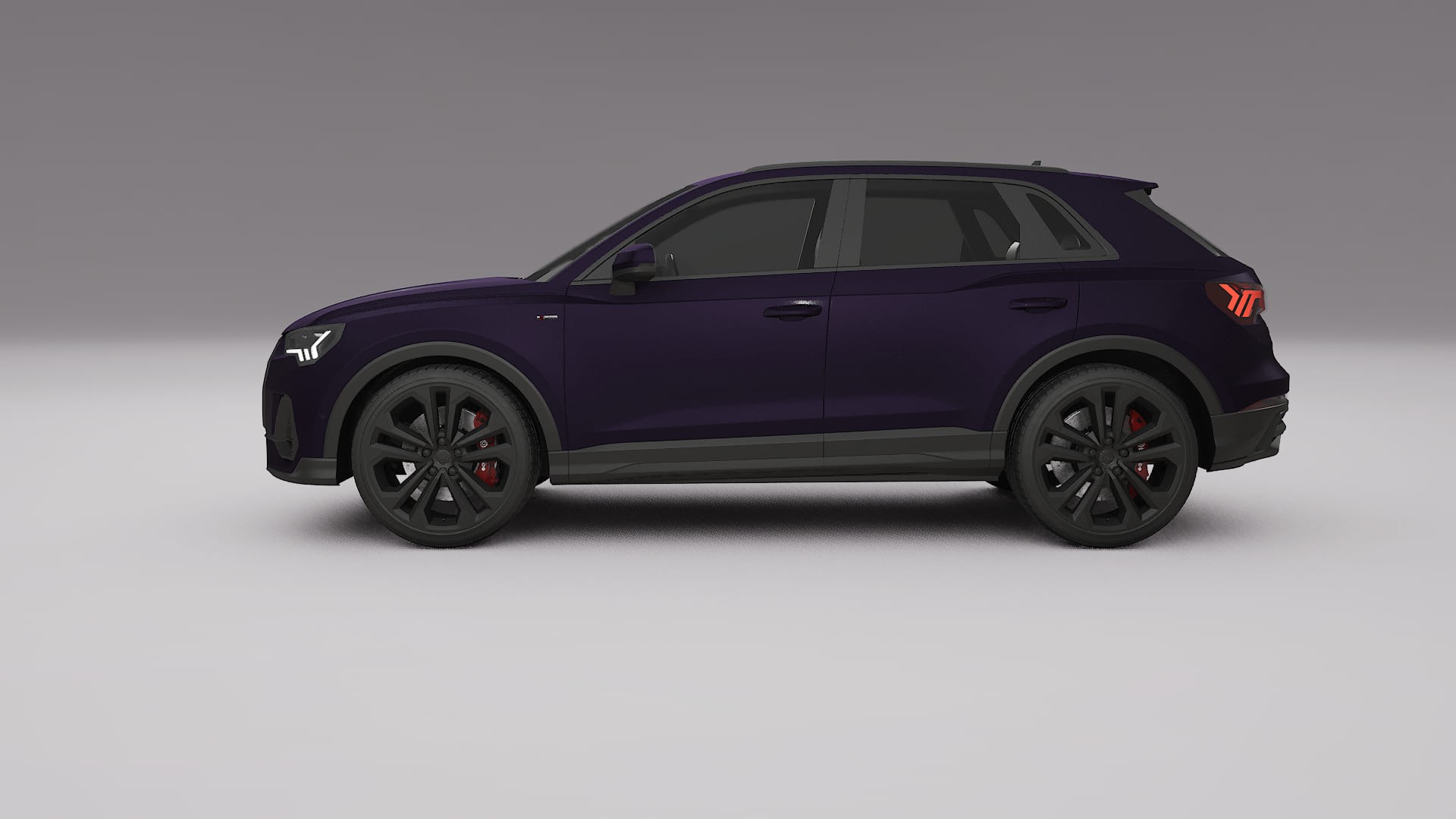 Audi Q3 S Line F3 TPU Lackschutzfolie | VIOLET Farbwechsel PPF – Komplett-Vorgeschnittener Kit