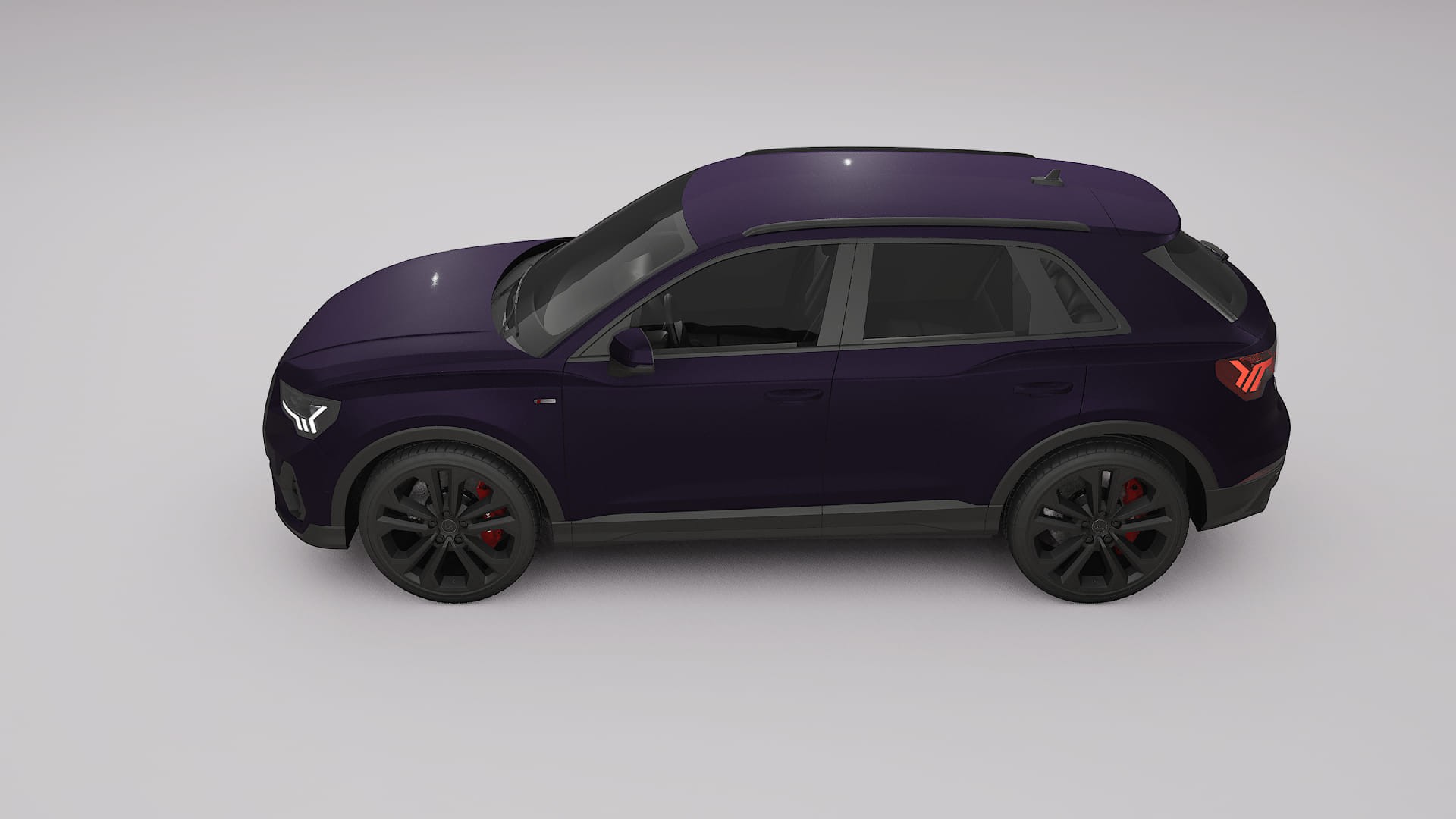 Audi Q3 S Line F3 TPU Lackschutzfolie | VIOLET Farbwechsel PPF – Komplett-Vorgeschnittener Kit