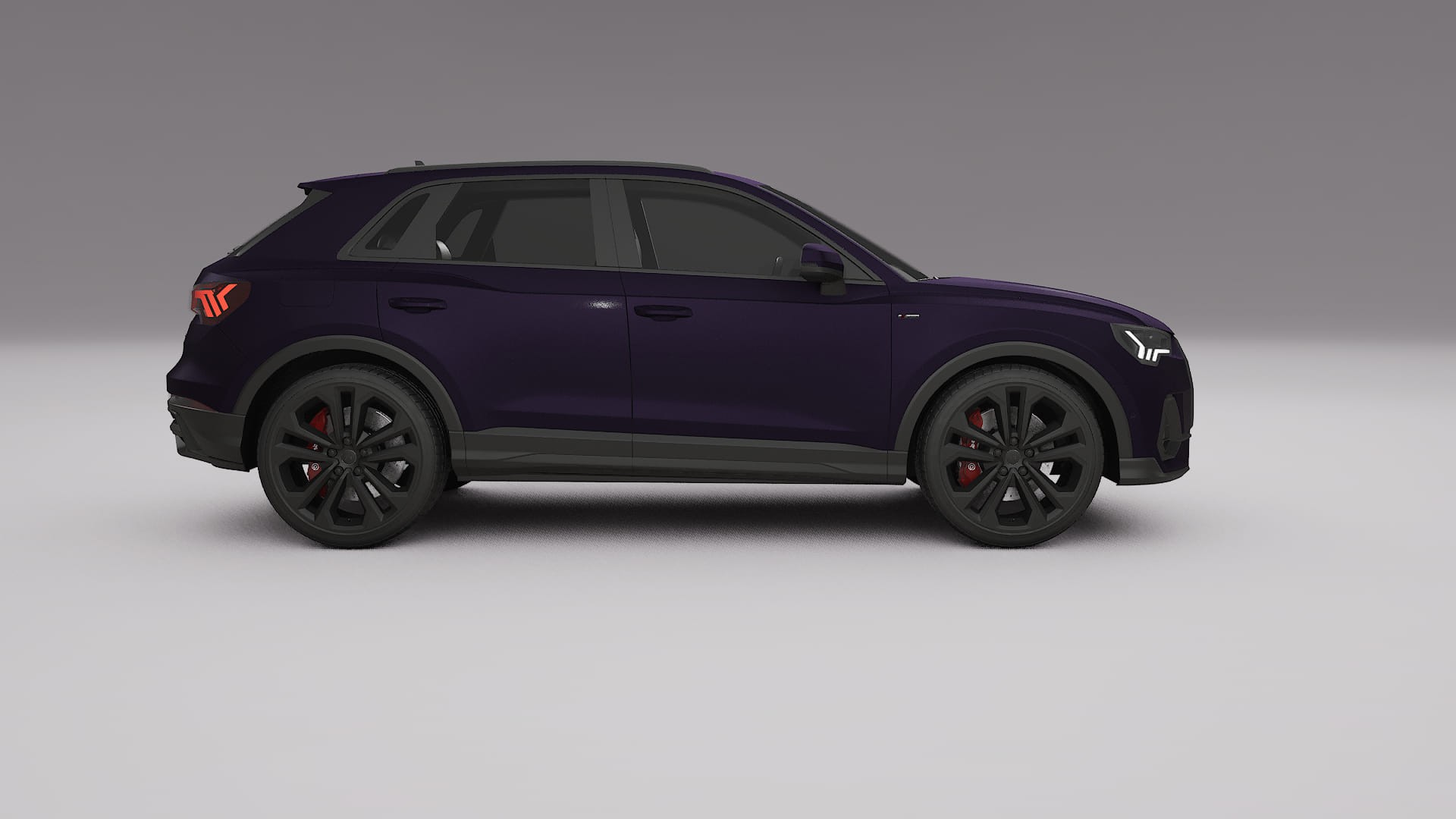 Audi Q3 S Line F3 TPU Lackschutzfolie | VIOLET Farbwechsel PPF – Komplett-Vorgeschnittener Kit