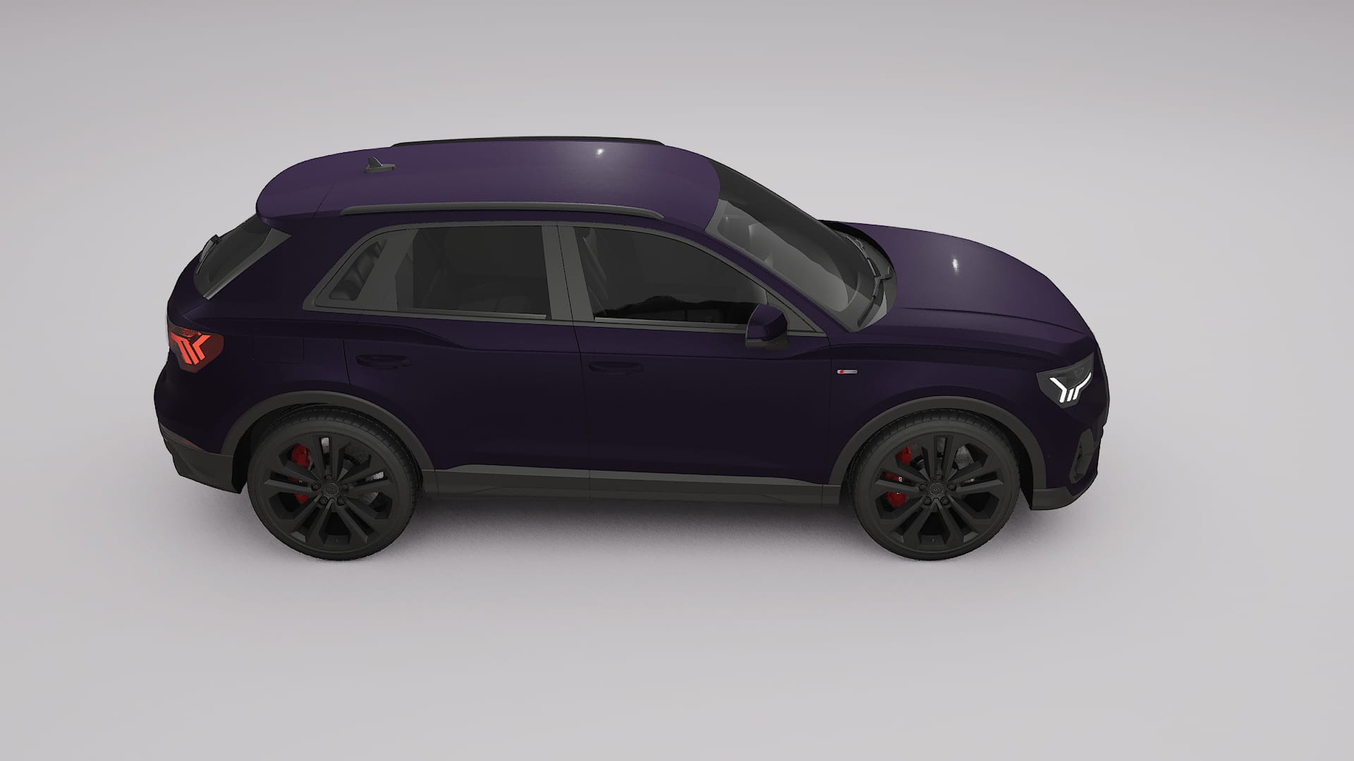 Audi Q3 S Line F3 TPU Lackschutzfolie | VIOLET Farbwechsel PPF – Komplett-Vorgeschnittener Kit