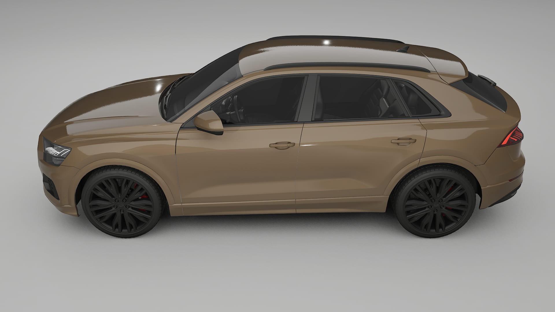 Audi Q8 F1 prefacelift pre LCI TPU Lackschutzfolie | SAHARA Farbwechsel PPF – Komplett-Vorgeschnittener Kit
