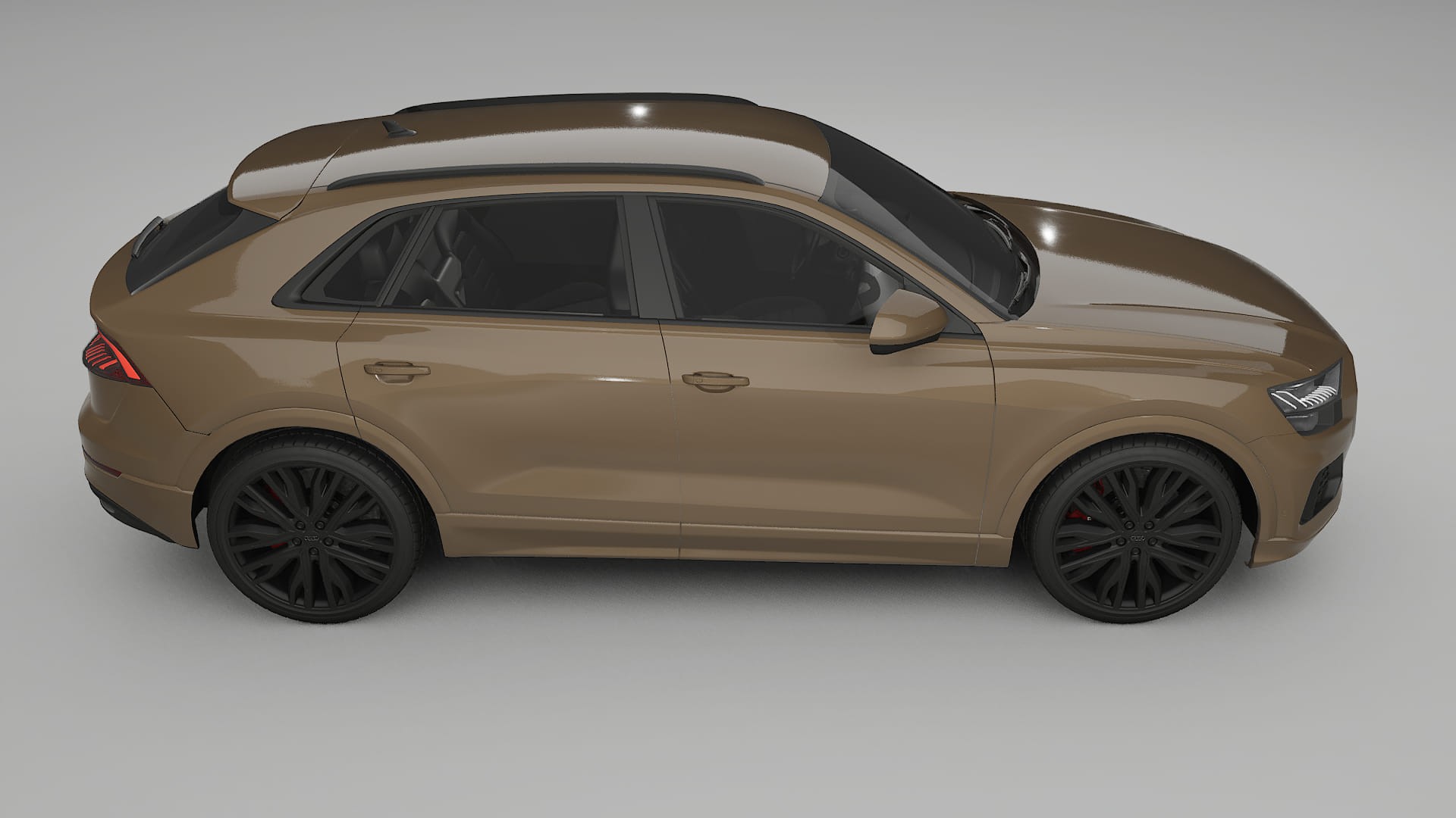 Audi Q8 F1 prefacelift pre LCI TPU Lackschutzfolie | SAHARA Farbwechsel PPF – Komplett-Vorgeschnittener Kit