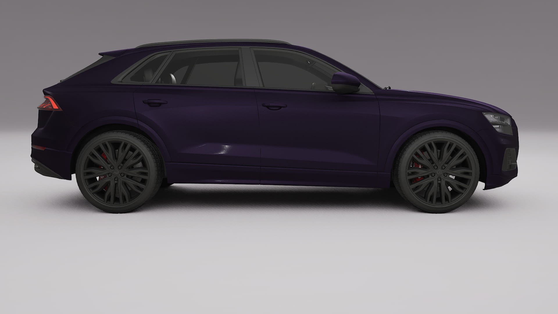 Audi Q8 F1 prefacelift pre LCI TPU Lackschutzfolie | VIOLET Farbwechsel PPF – Komplett-Vorgeschnittener Kit