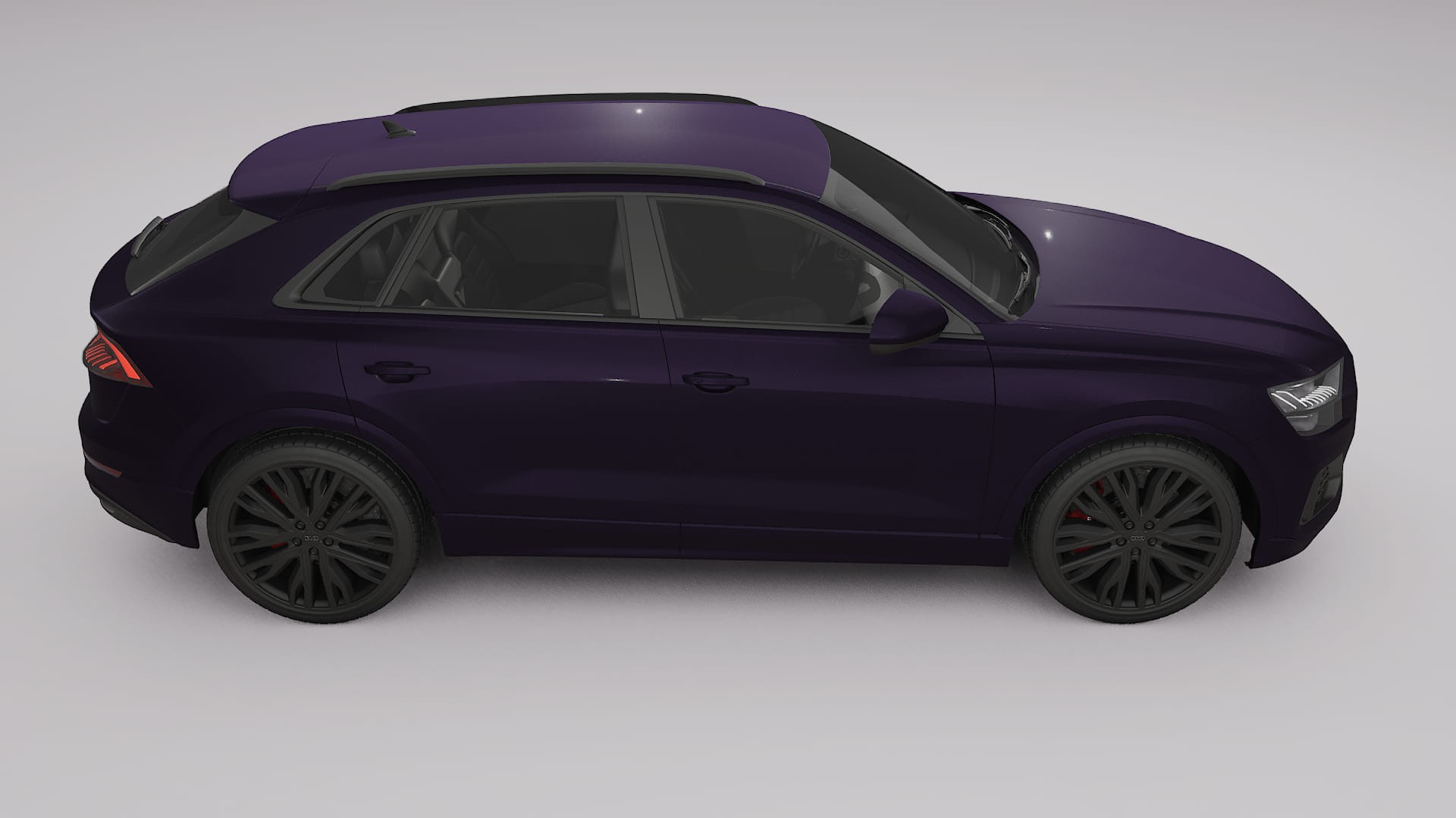 Audi Q8 F1 prefacelift pre LCI TPU Lackschutzfolie | VIOLET Farbwechsel PPF – Komplett-Vorgeschnittener Kit