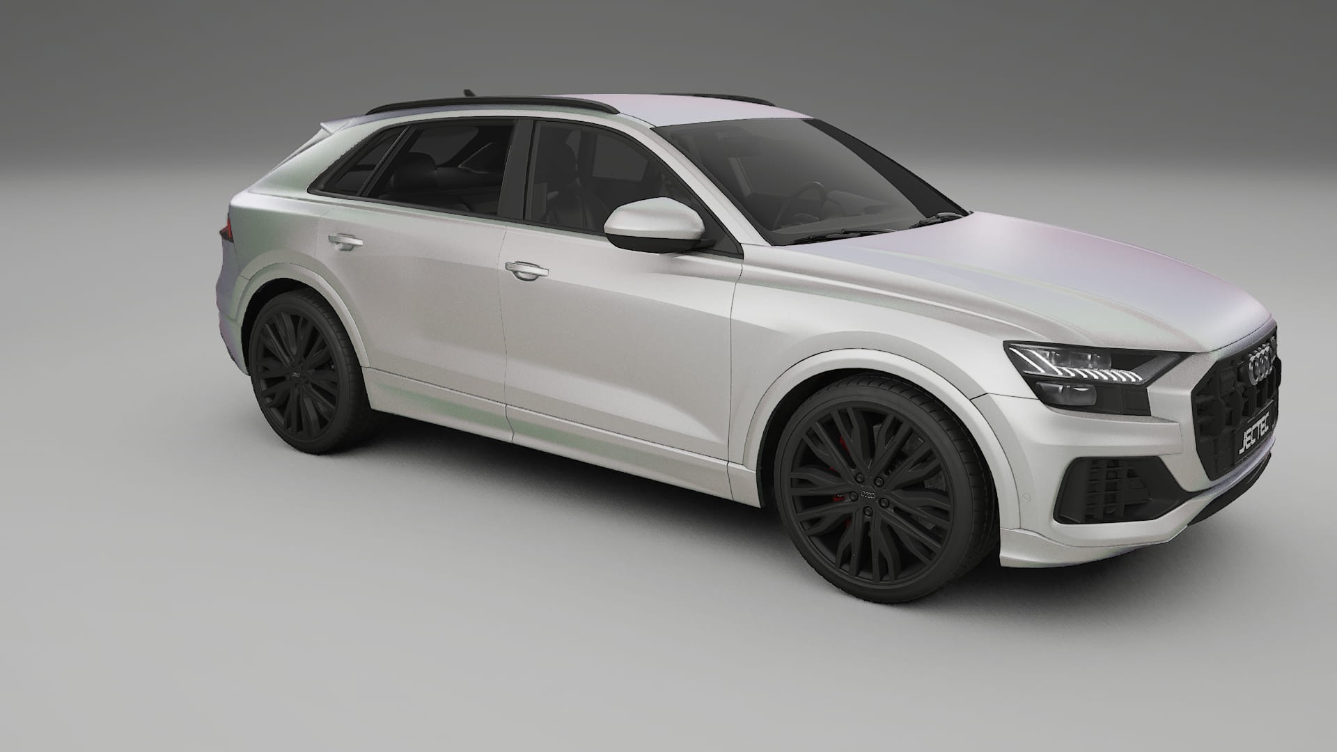 Audi Q8 F1 prefacelift pre LCI TPU Lackschutzfolie | NEBULA Farbwechsel PPF – Komplett-Vorgeschnittener Kit