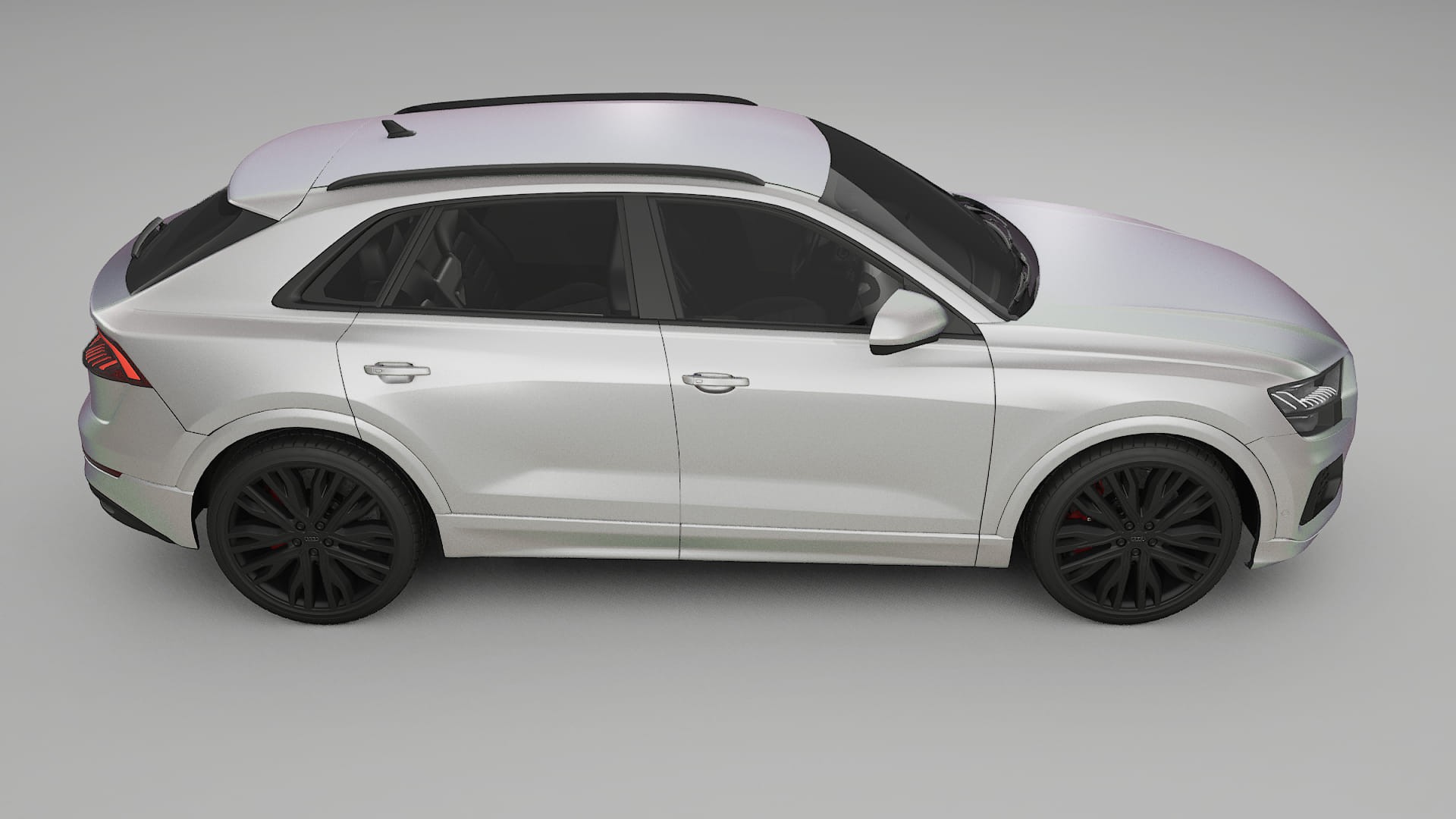 Audi Q8 F1 prefacelift pre LCI TPU Lackschutzfolie | NEBULA Farbwechsel PPF – Komplett-Vorgeschnittener Kit
