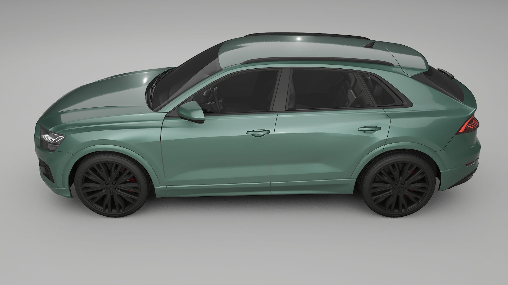 Audi Q8 F1 prefacelift pre LCI TPU Lackschutzfolie | EVERGREEN Farbwechsel PPF – Komplett-Vorgeschnittener Kit