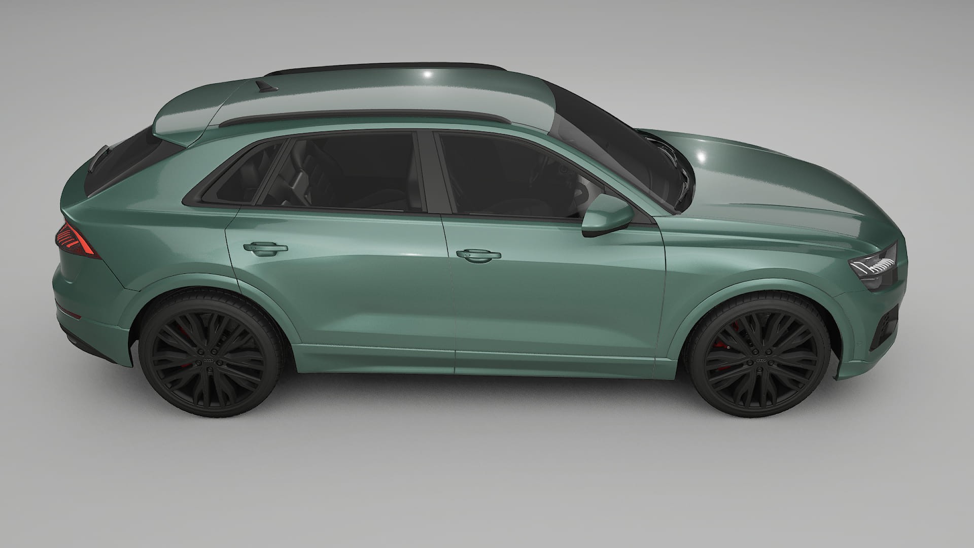 Audi Q8 F1 prefacelift pre LCI TPU Lackschutzfolie | EVERGREEN Farbwechsel PPF – Komplett-Vorgeschnittener Kit