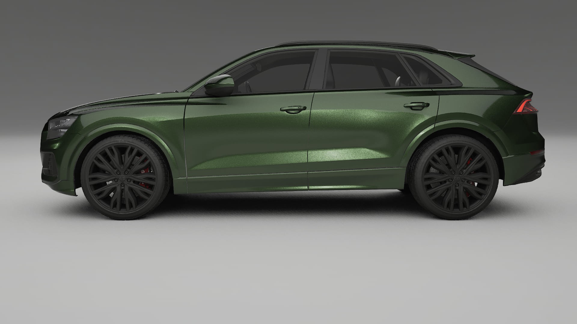 Audi Q8 F1 prefacelift pre LCI TPU Lackschutzfolie | LAGOON Farbwechsel PPF – Komplett-Vorgeschnittener Kit
