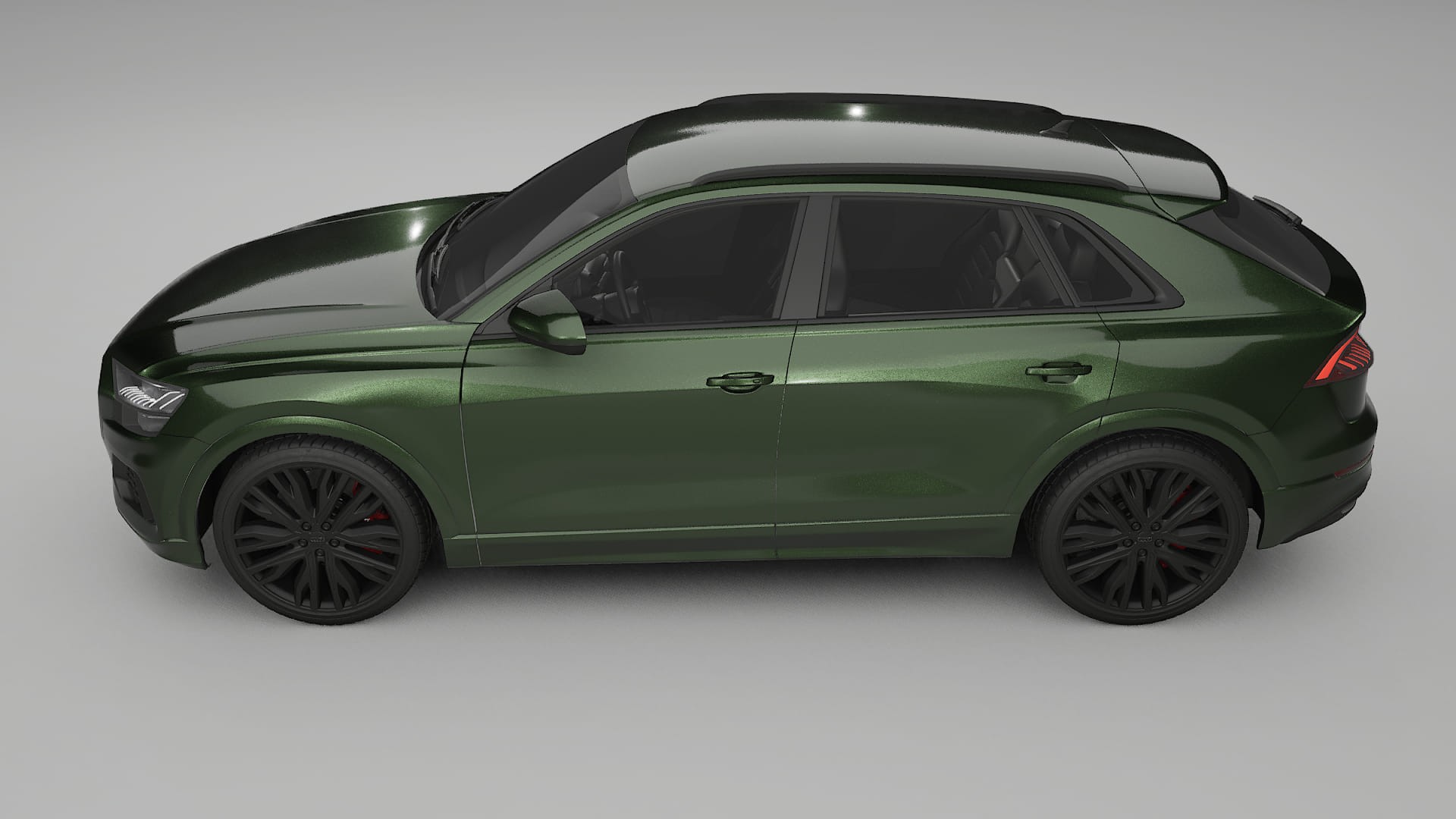 Audi Q8 F1 prefacelift pre LCI TPU Lackschutzfolie | LAGOON Farbwechsel PPF – Komplett-Vorgeschnittener Kit
