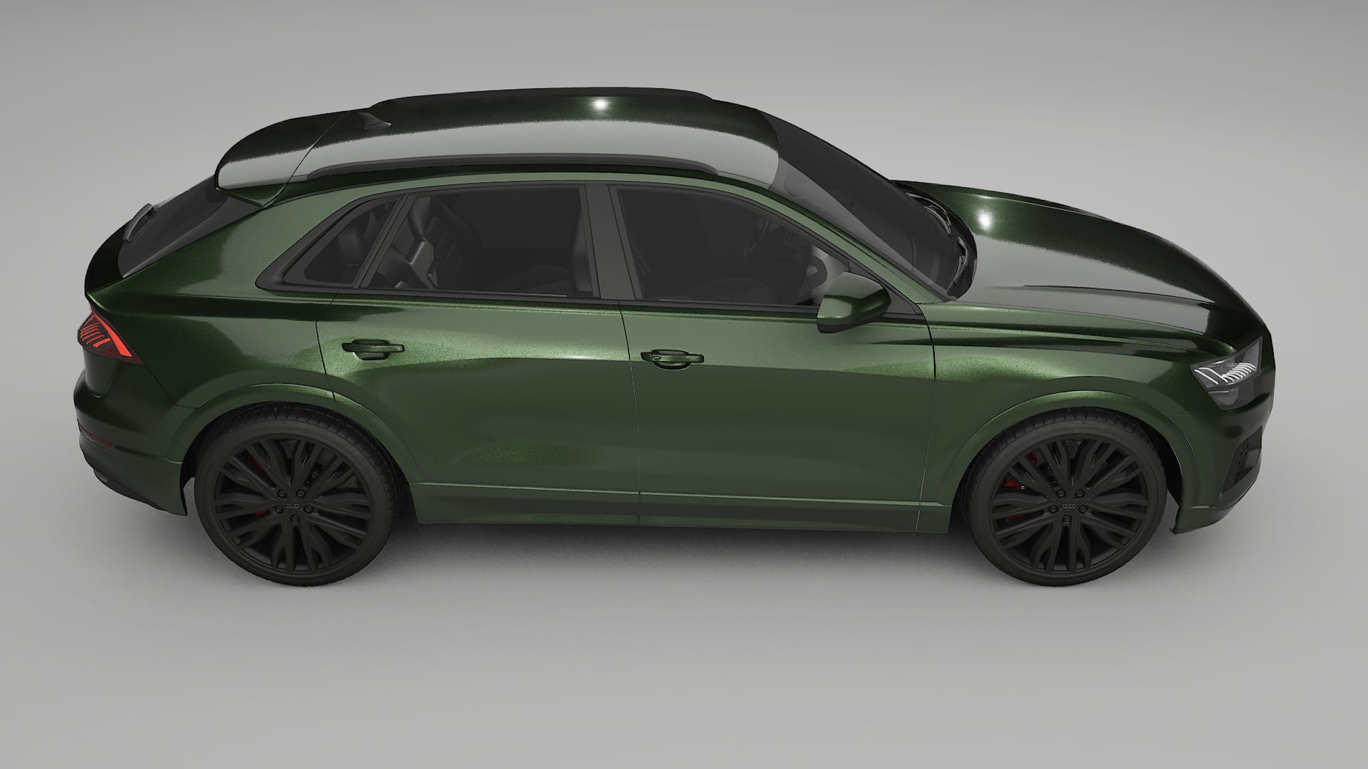Audi Q8 F1 prefacelift pre LCI TPU Lackschutzfolie | LAGOON Farbwechsel PPF – Komplett-Vorgeschnittener Kit