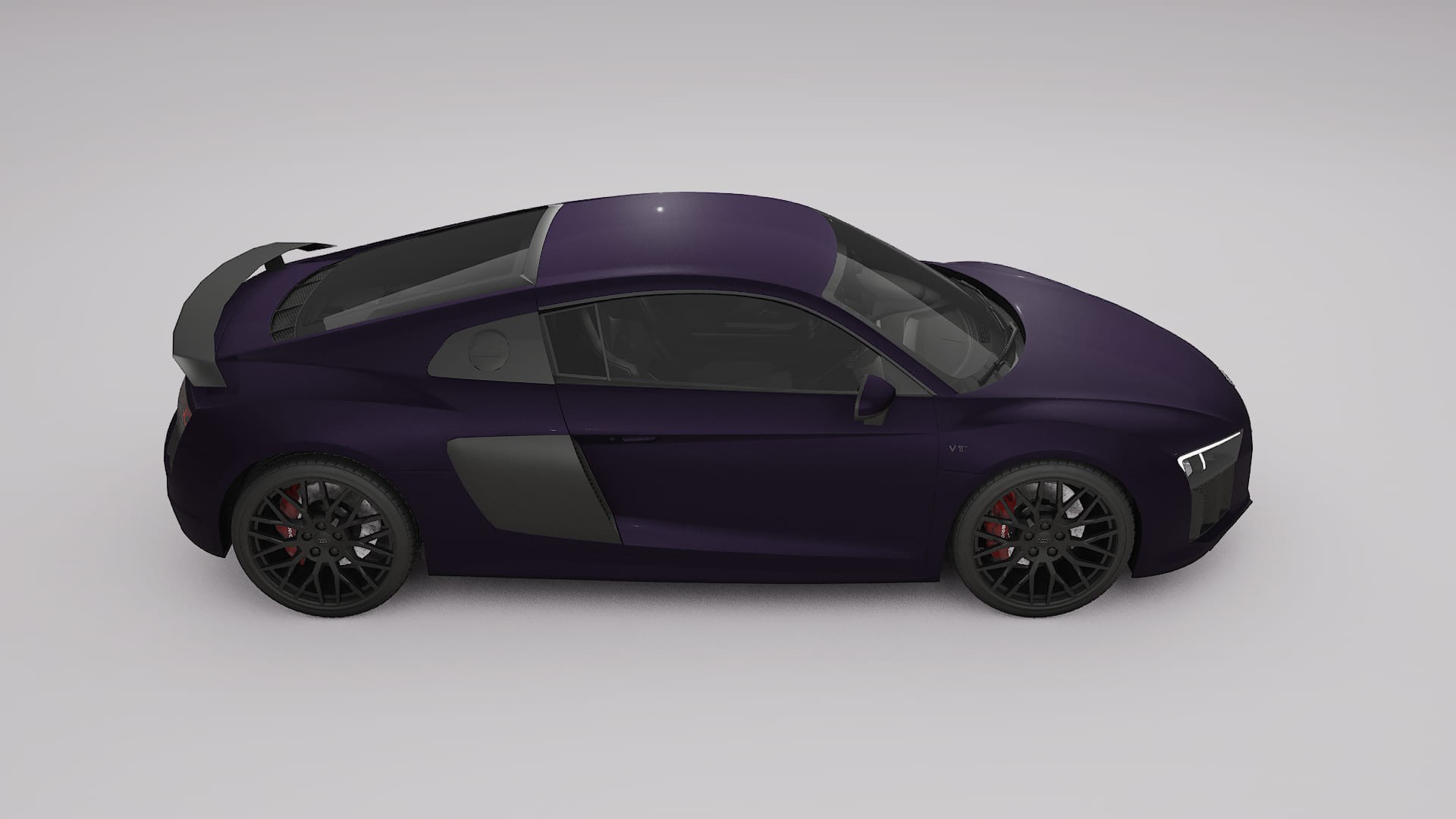 Audi R8 typ 4S prefacelift pre LCI TPU Lackschutzfolie | VIOLET Farbwechsel PPF – Komplett-Vorgeschnittener Kit