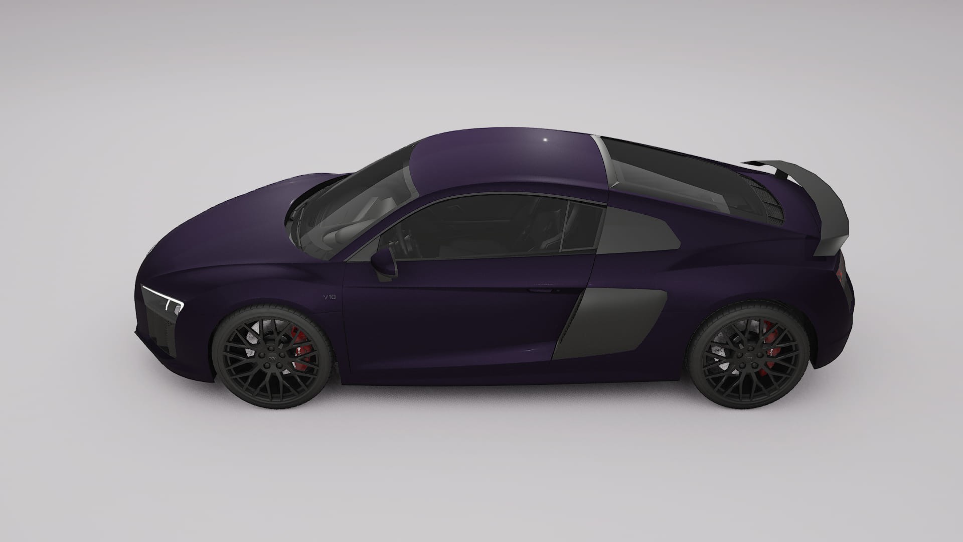 Audi R8 typ 4S prefacelift pre LCI TPU Lackschutzfolie | VIOLET Farbwechsel PPF – Komplett-Vorgeschnittener Kit